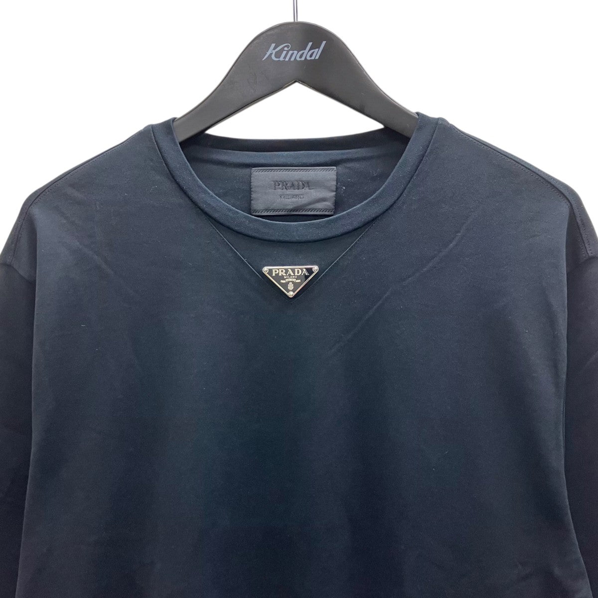トライアングルロゴプレート コットン 半袖Tシャツ カットソー