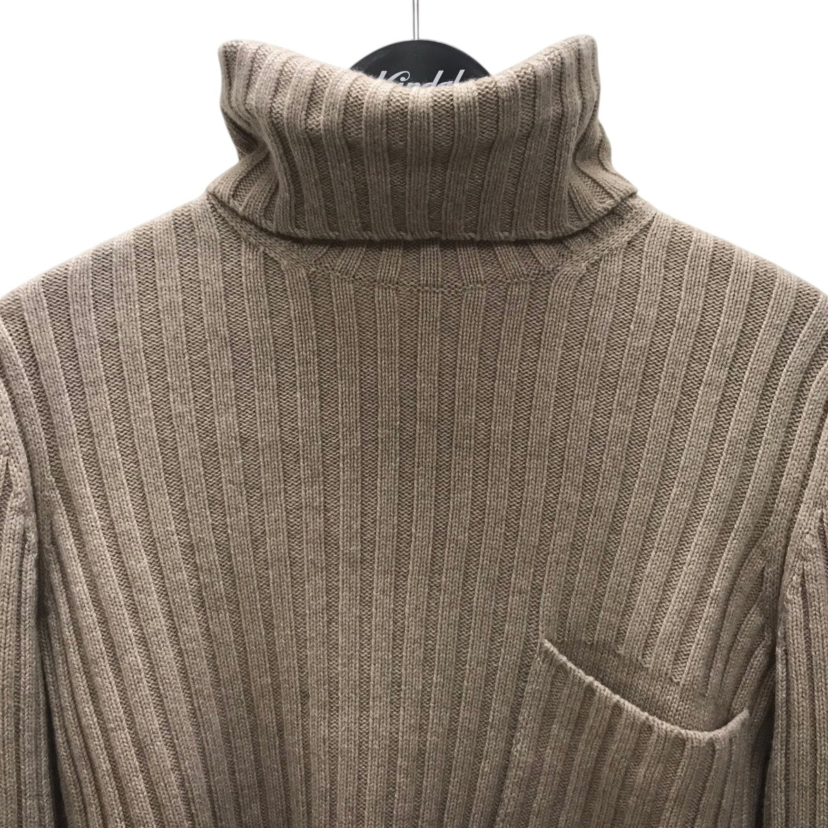 カシミヤハイネック リブニットRW241WD HUK