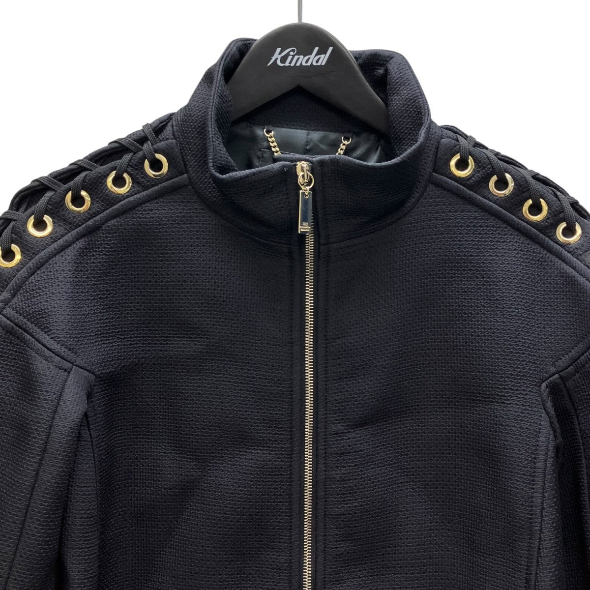 ELISABETTA FRANCHI ジップコート 古着・中古-2枚目のアイテム画像