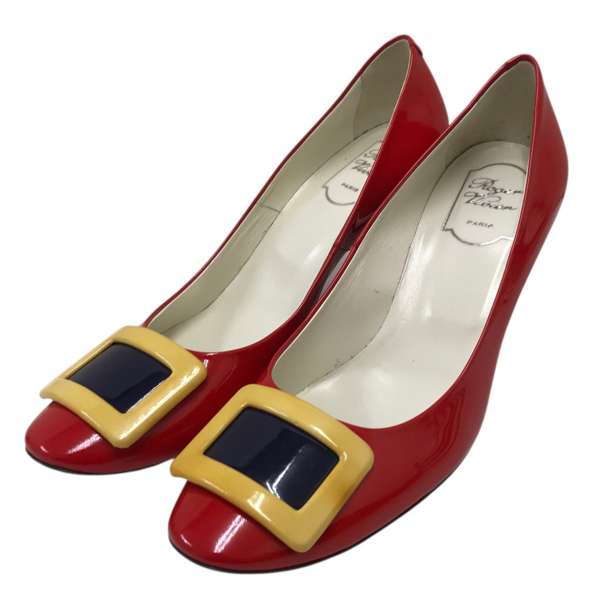 Roger Vivier ェネメルパンプス 古着・中古-1枚目のアイテム画像