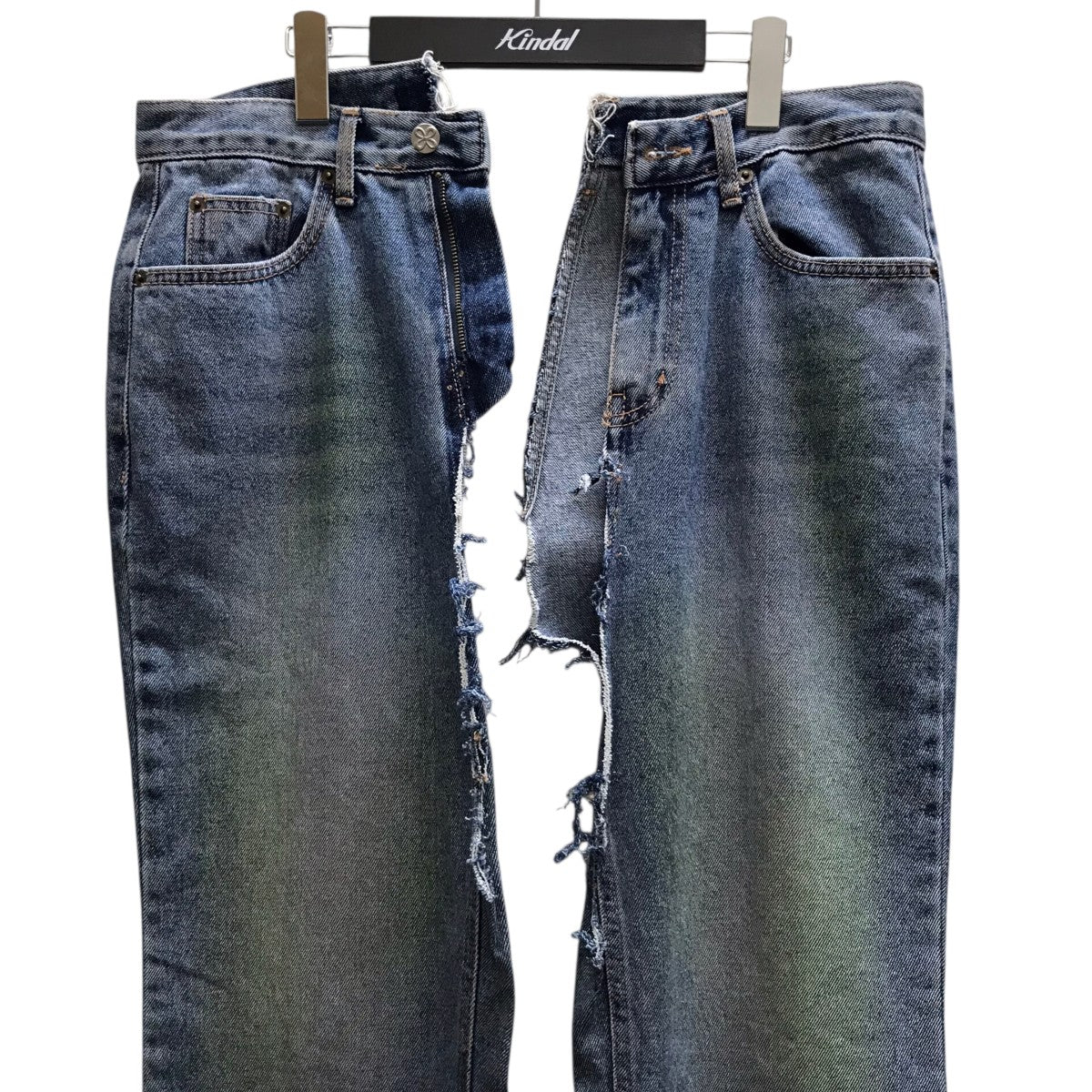 SURGERY Long Length Double Jeansロングデニムパンツ 古着・中古-4枚目のアイテム画像