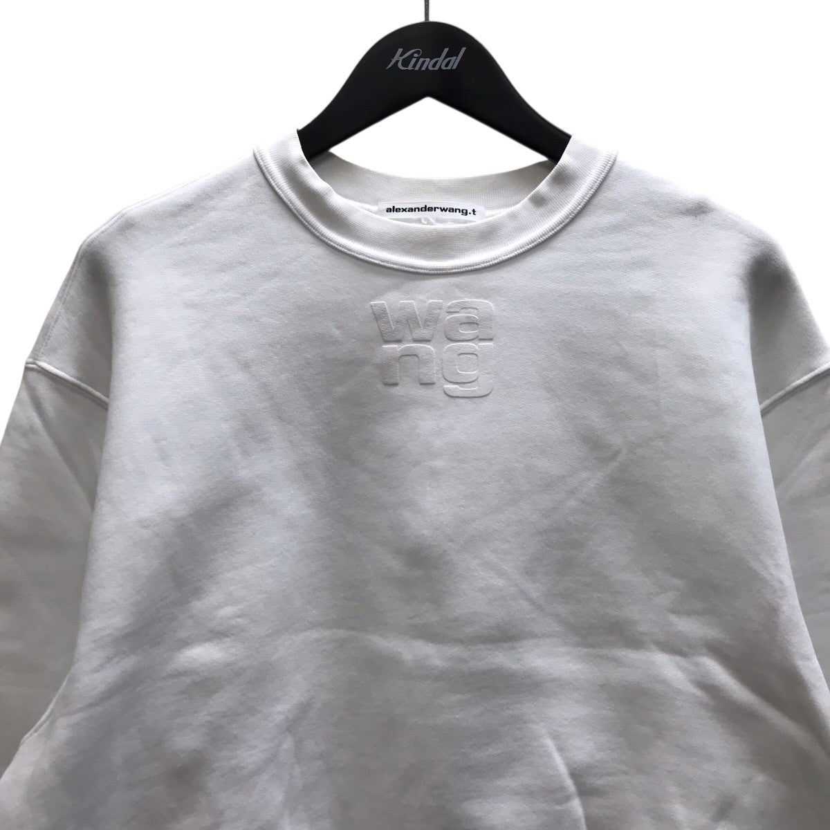 ALEXANDER WANG(アレキサンダーワン) フロントロゴスウェット ホワイト