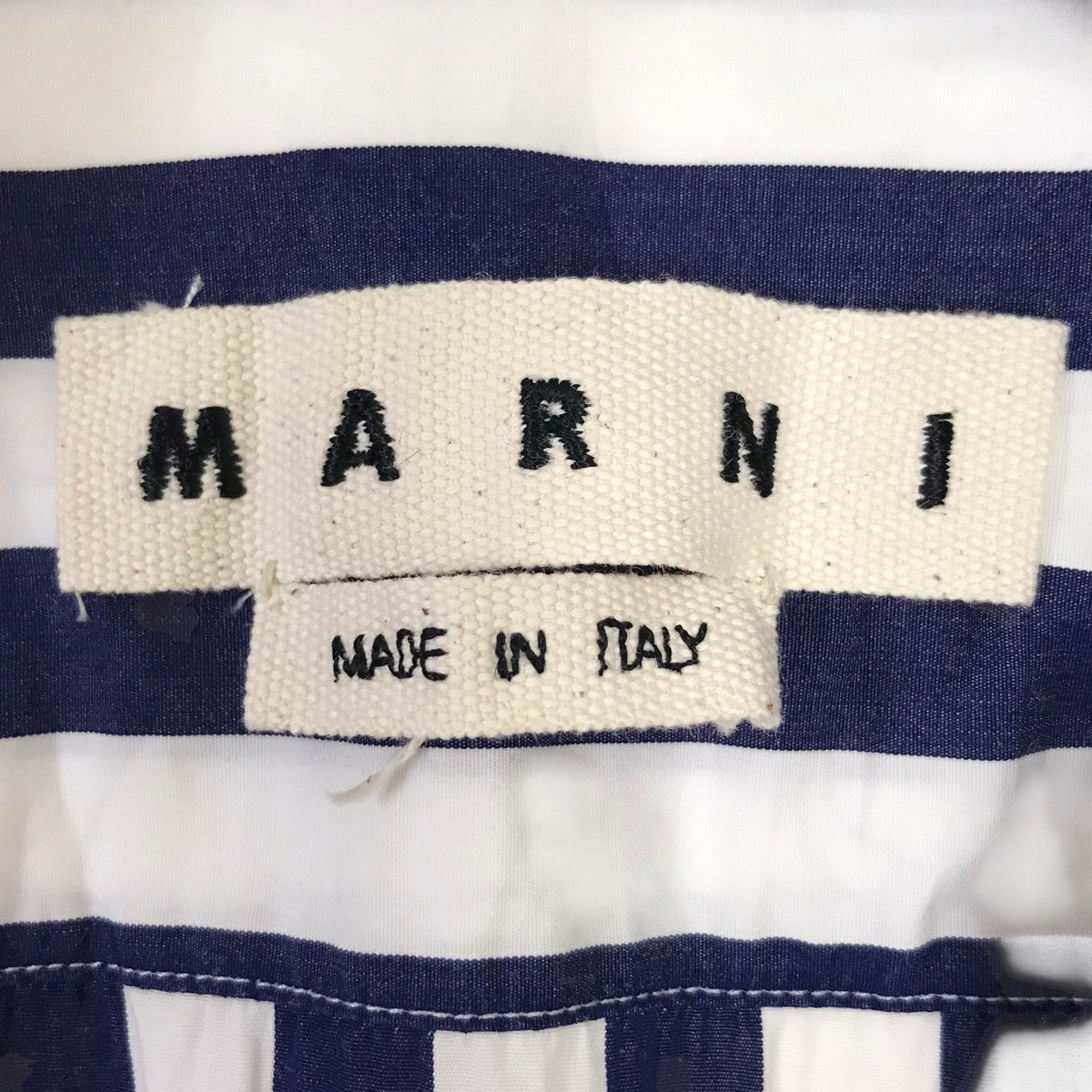 MARNI ドッキングストライプシャツ 古着・中古-6枚目のアイテム画像