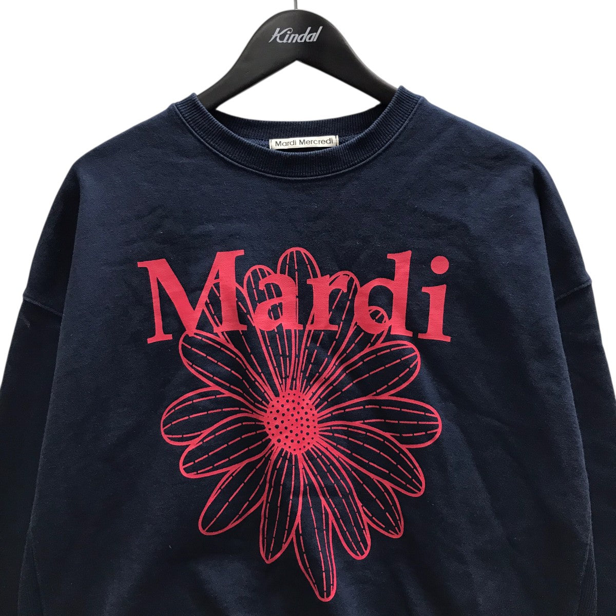 MARDI MERCREDI プリントスウェット 古着・中古-2枚目のアイテム画像