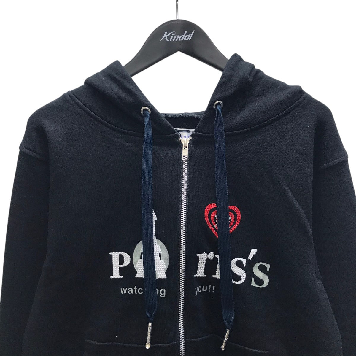 DINOWORKS Paris Zip Up Hoodie グローブジップパーカー 古着・中古-2枚目のアイテム画像