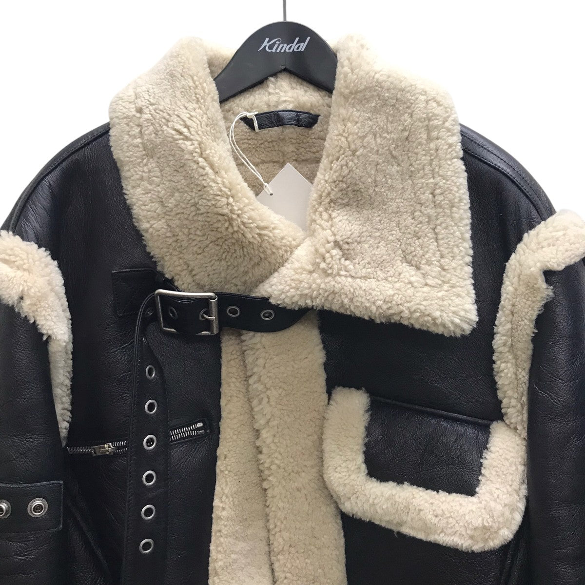 ACNE STUDIOS 24AW シアリング ボアムートンジャケット 古着・中古-3枚目のアイテム画像