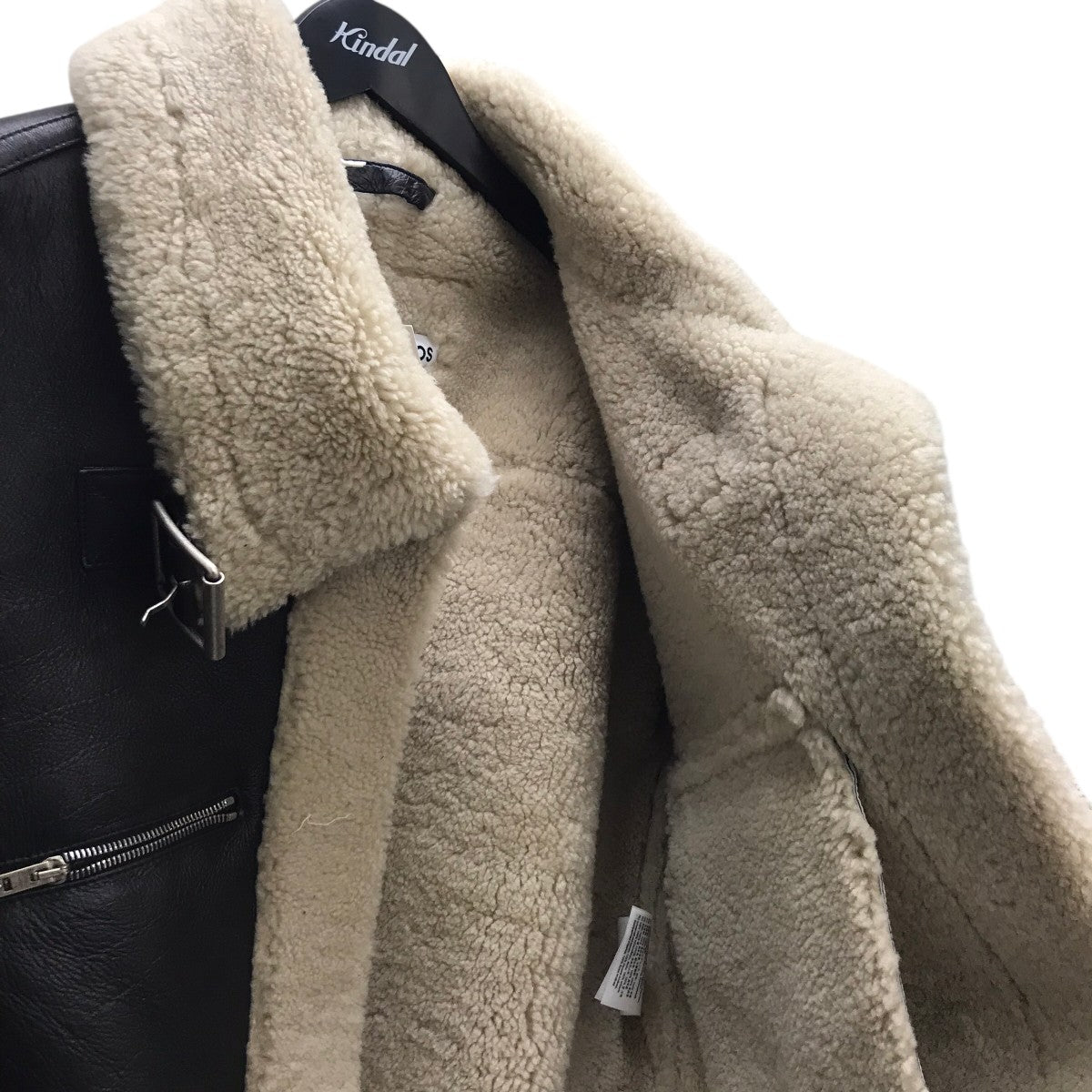 ACNE STUDIOS 24AW シアリング ボアムートンジャケット 古着・中古-5枚目のアイテム画像