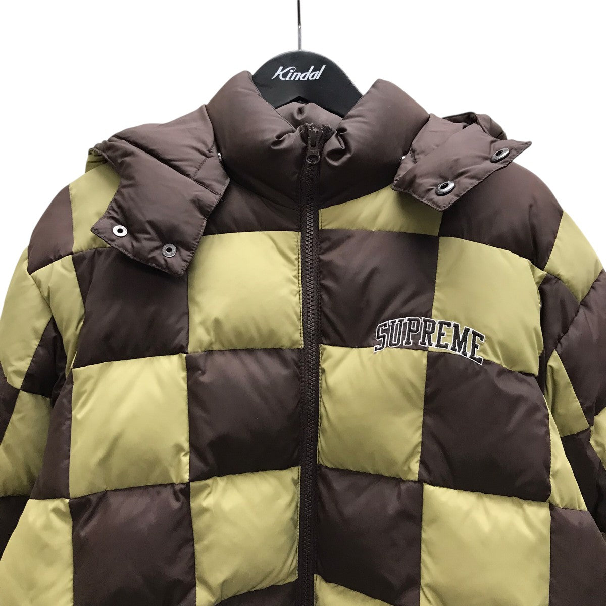 Supreme(シュプリーム) Checkerboard Puffy Jacketダウンジャケット