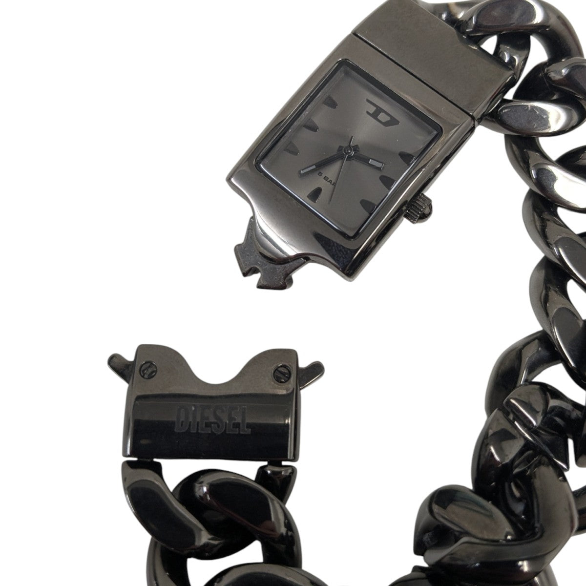 DIESEL(ディーゼル) ガンメタル ステンレススチールウォッチ DZ-2227