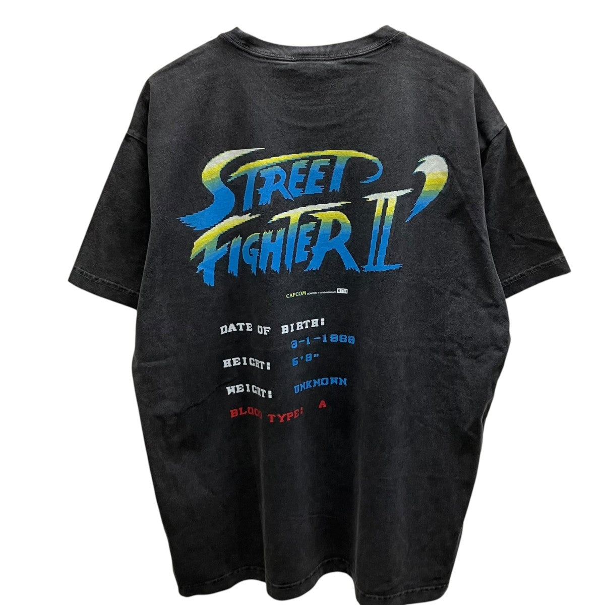Chun Li Champion Edition Vintage Teeヴィンテージ加工プリントTシャツ