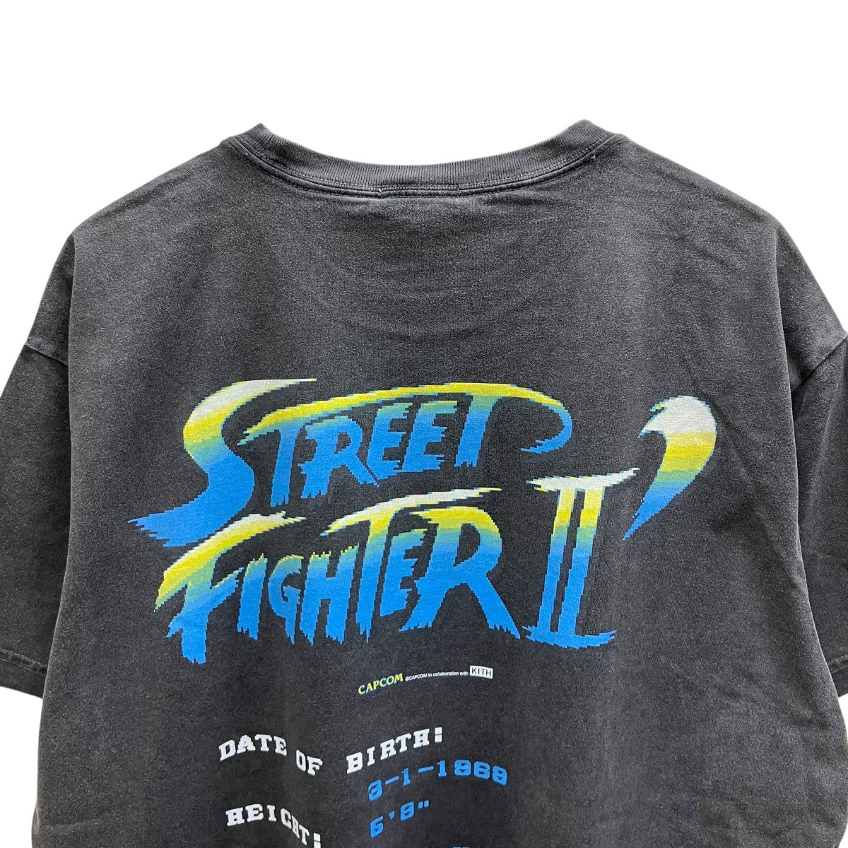 Chun Li Champion Edition Vintage Teeヴィンテージ加工プリントTシャツ