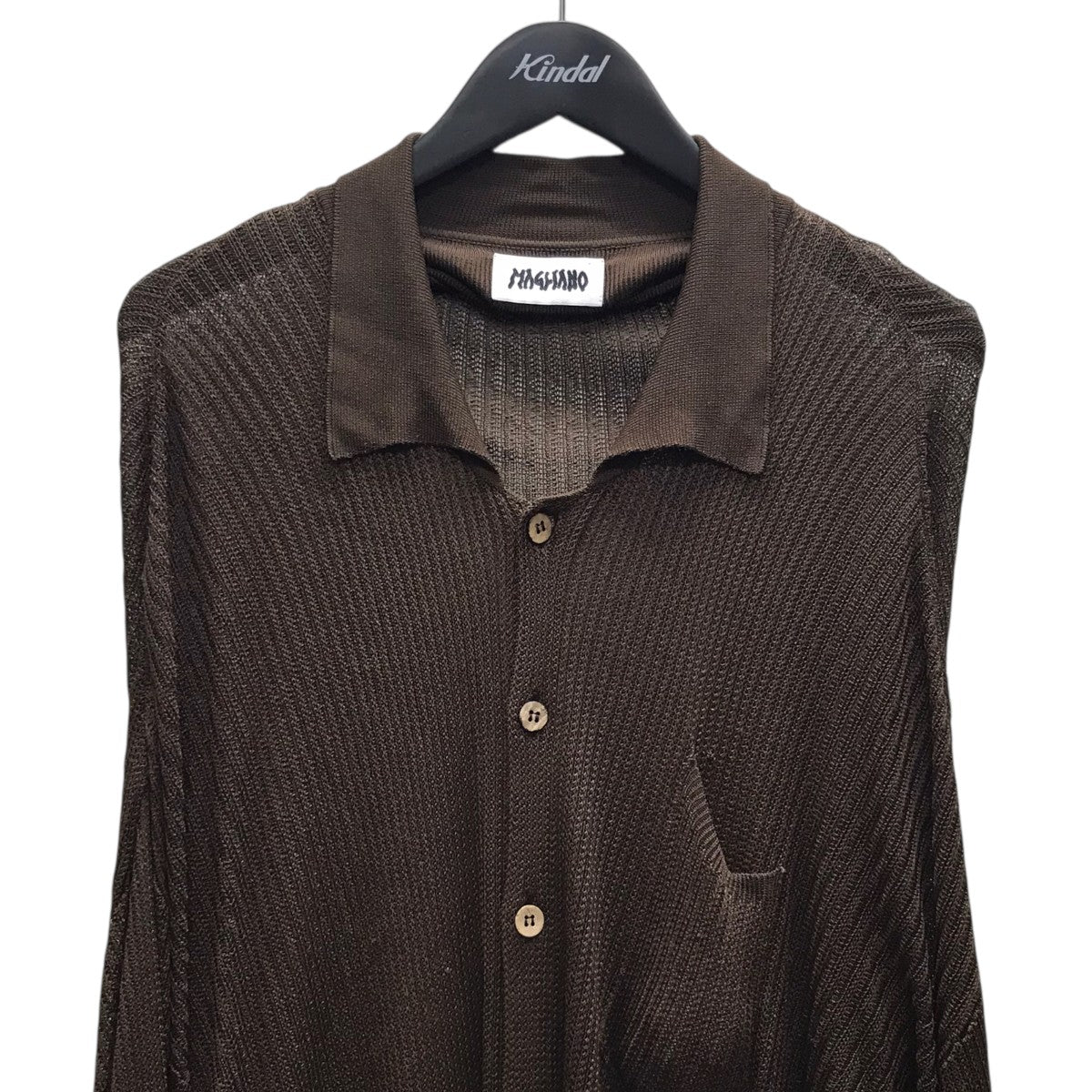 MAGLIANO 薄手カーディガン 古着・中古-2枚目のアイテム画像