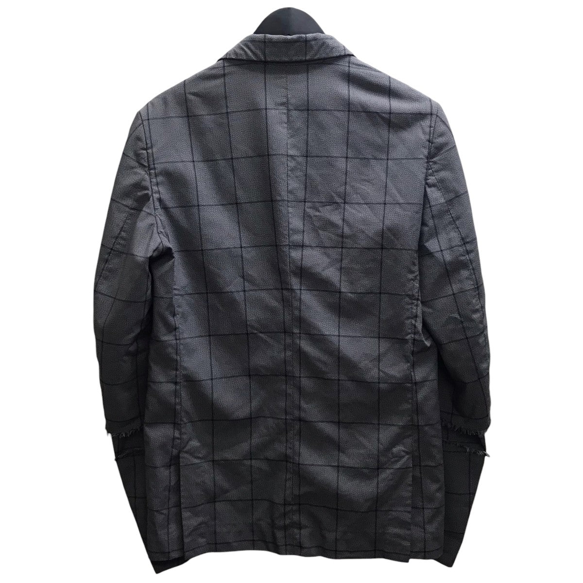 COMME des GARCONS HOMME DEUX チェックテーラードジャケット 古着・中古-2枚目のアイテム画像