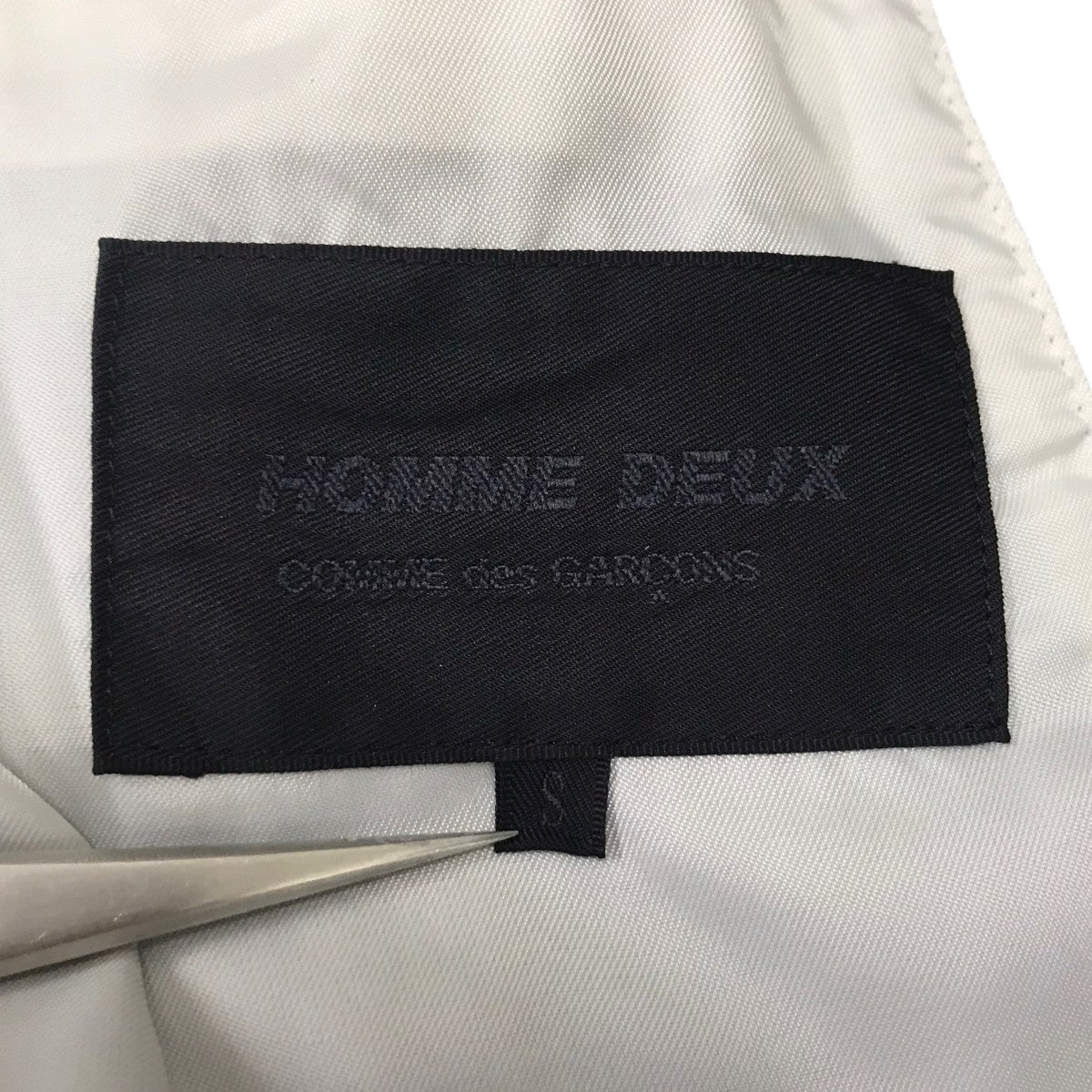 COMME des GARCONS HOMME DEUX チェックテーラードジャケット 古着・中古-6枚目のアイテム画像