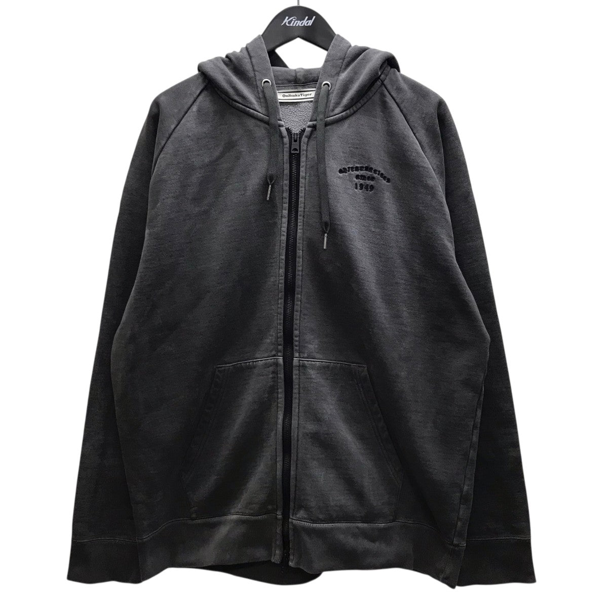 WASHED ZIP UP HOODIE ウォッシュド ジップアップスウェットパーカー