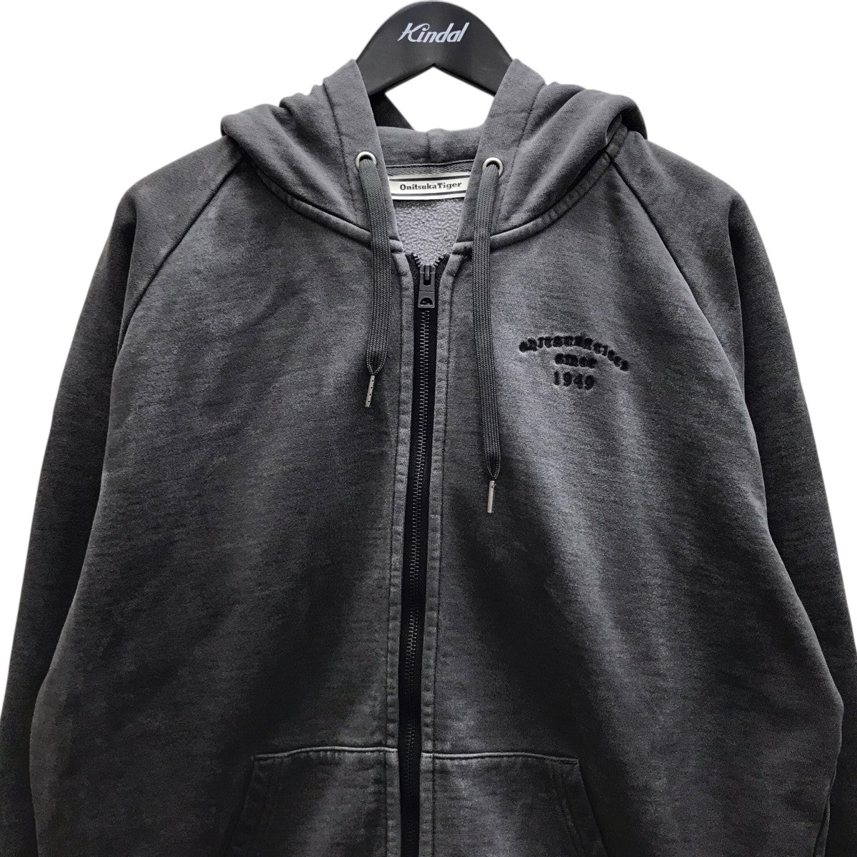 WASHED ZIP UP HOODIE ウォッシュド ジップアップスウェットパーカー