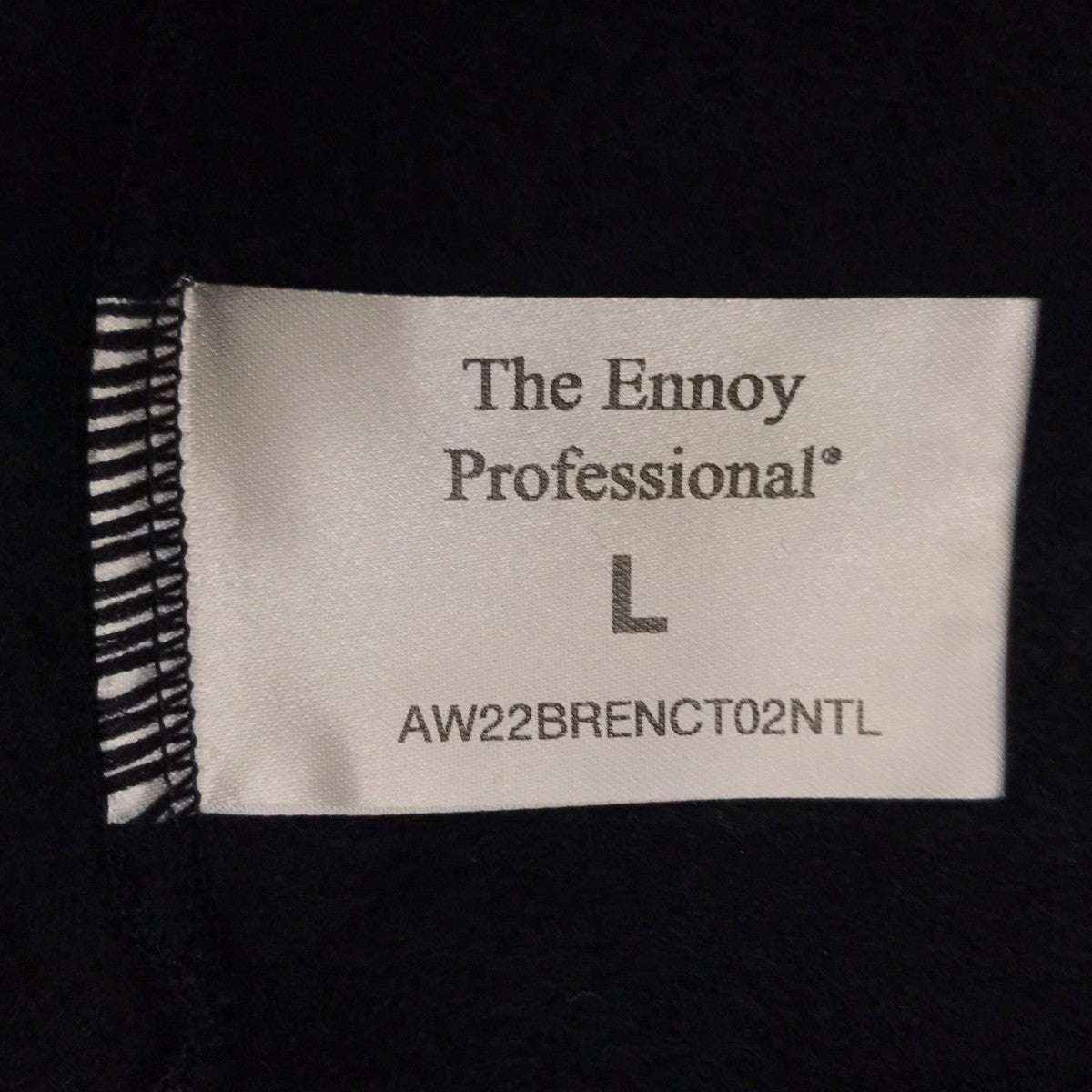 THE ENNOY PROFESSIONAL(ザ エンノイ プロフェッショナル) 22AW 胸刺繍