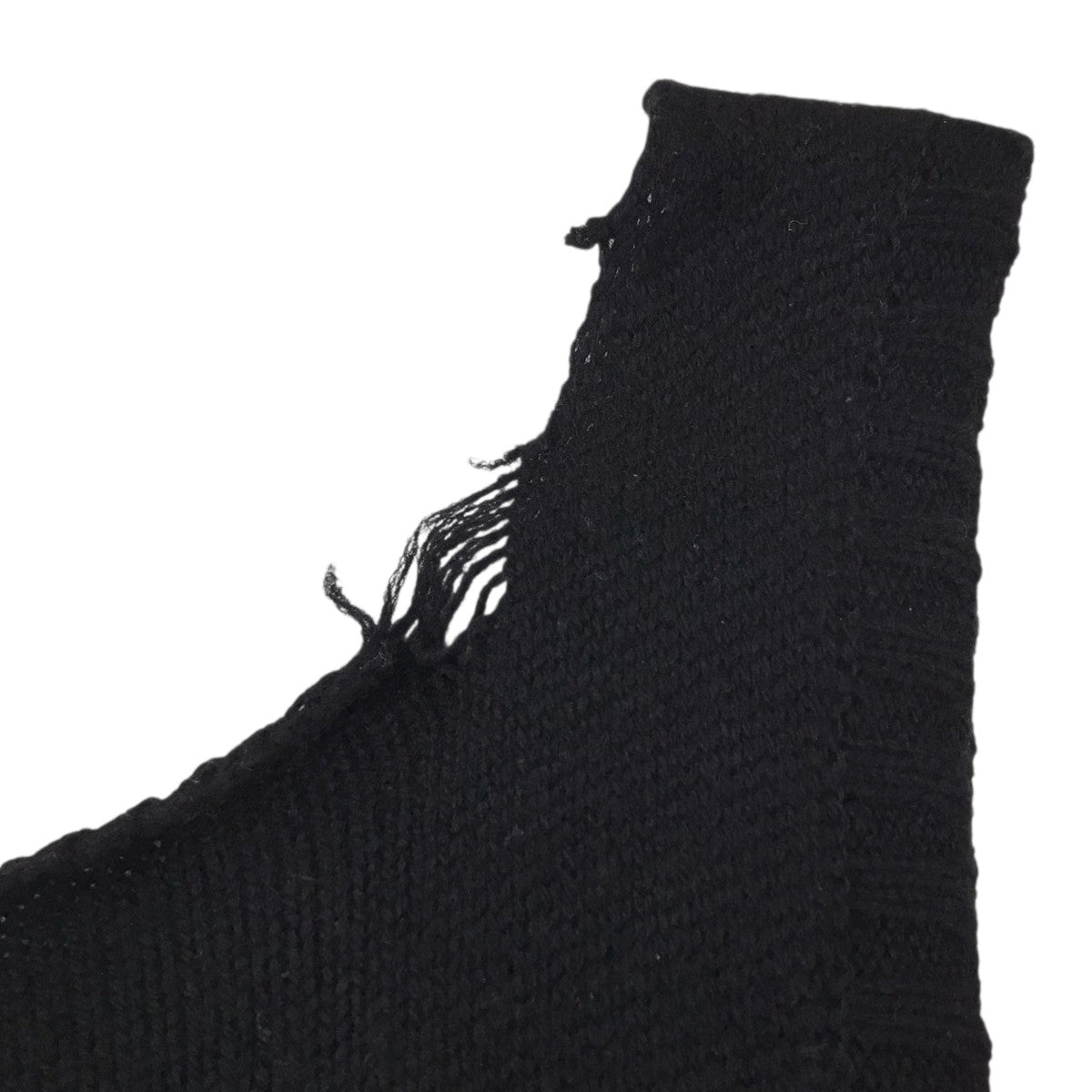 Y's ヨウジヤマモトブラックニットベスト Yohji Yamamoto pour homme(ヨウジヤマモトプールオム) ニットベスト