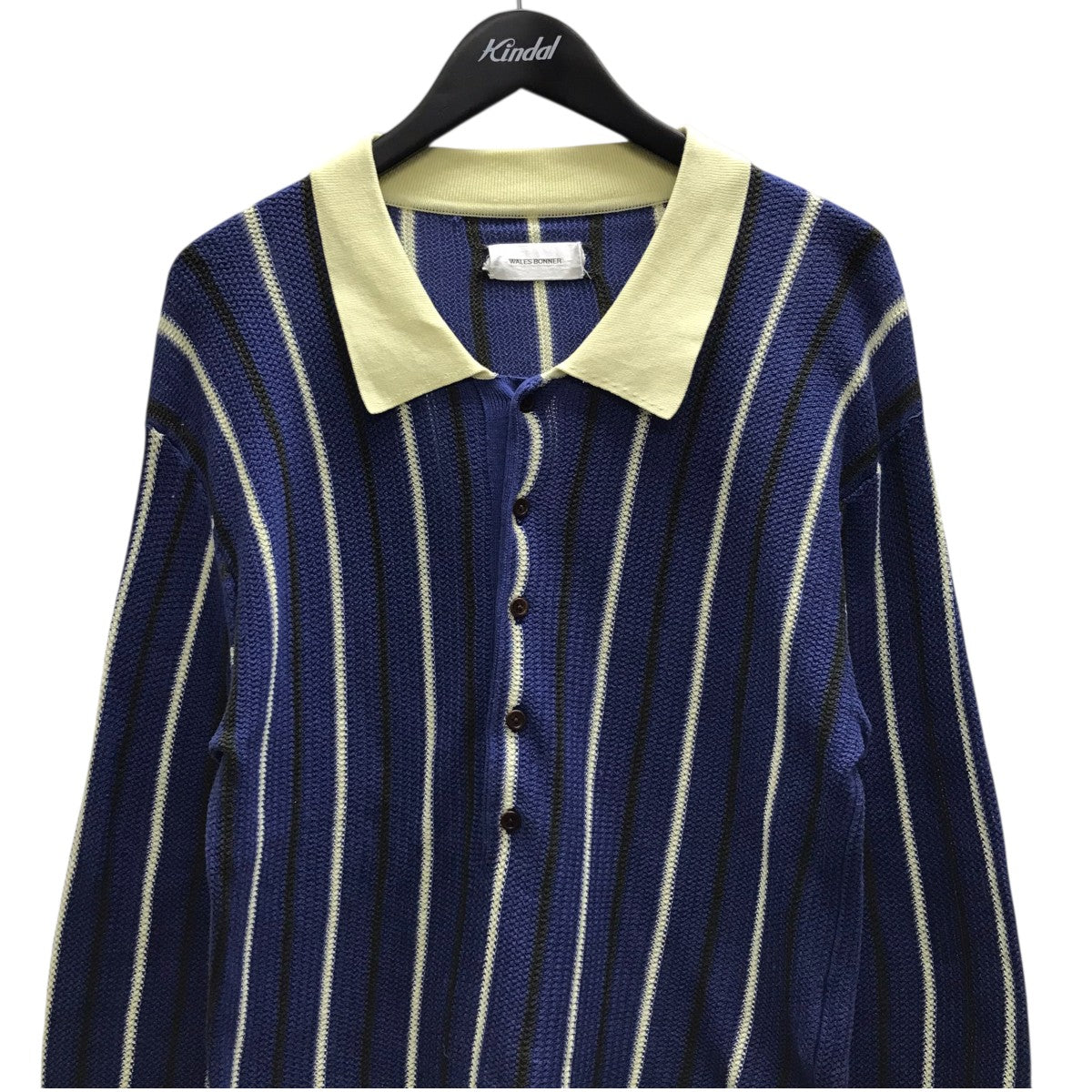 WALES BONNER(ウェールズボナー) 長袖ニット ブルー サイズ L｜【公式