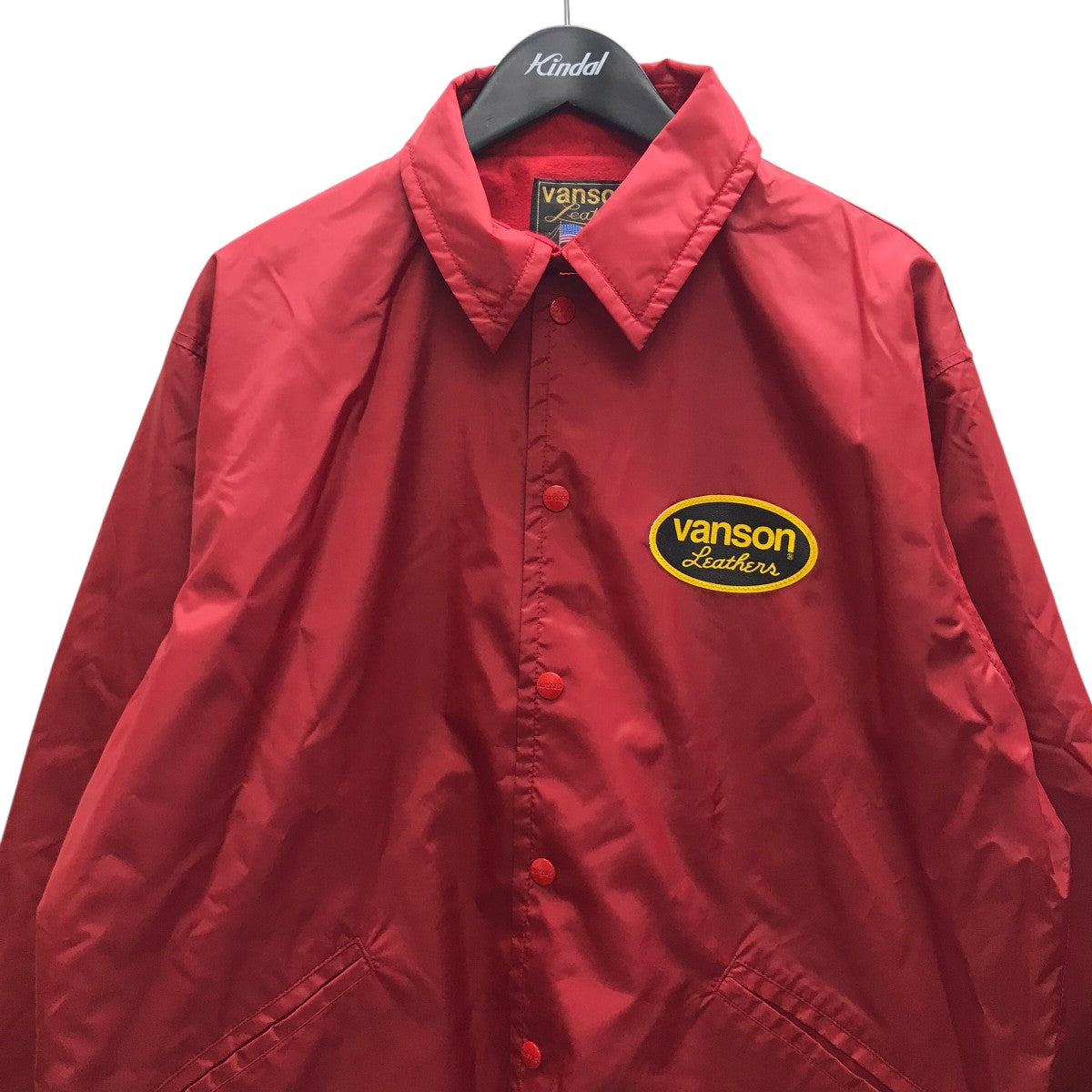 VANSON×MASSES 26SS MASSES NYLON JKTコーチジャケット 古着・中古-2枚目のアイテム画像