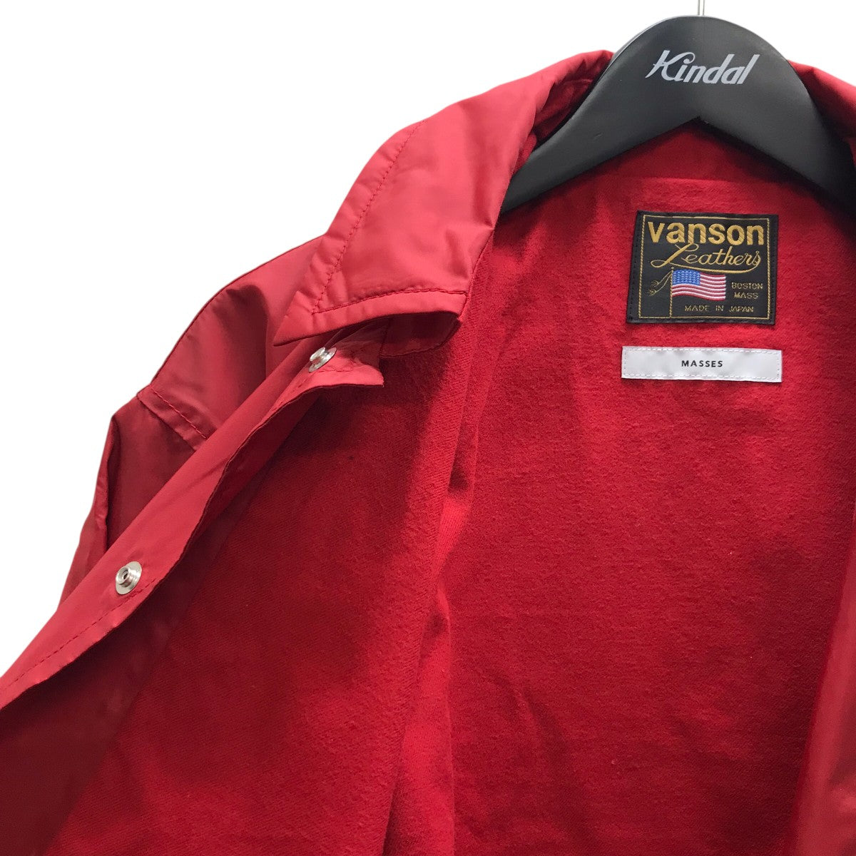 VANSON×MASSES 26SS MASSES NYLON JKTコーチジャケット 古着・中古-6枚目のアイテム画像