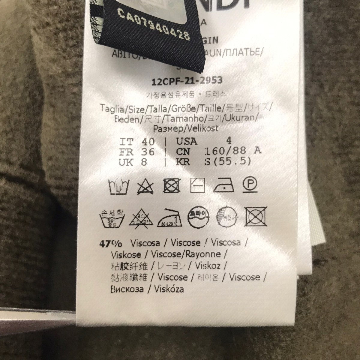 FENDI 半袖ワンピース 古着・中古-7枚目のアイテム画像