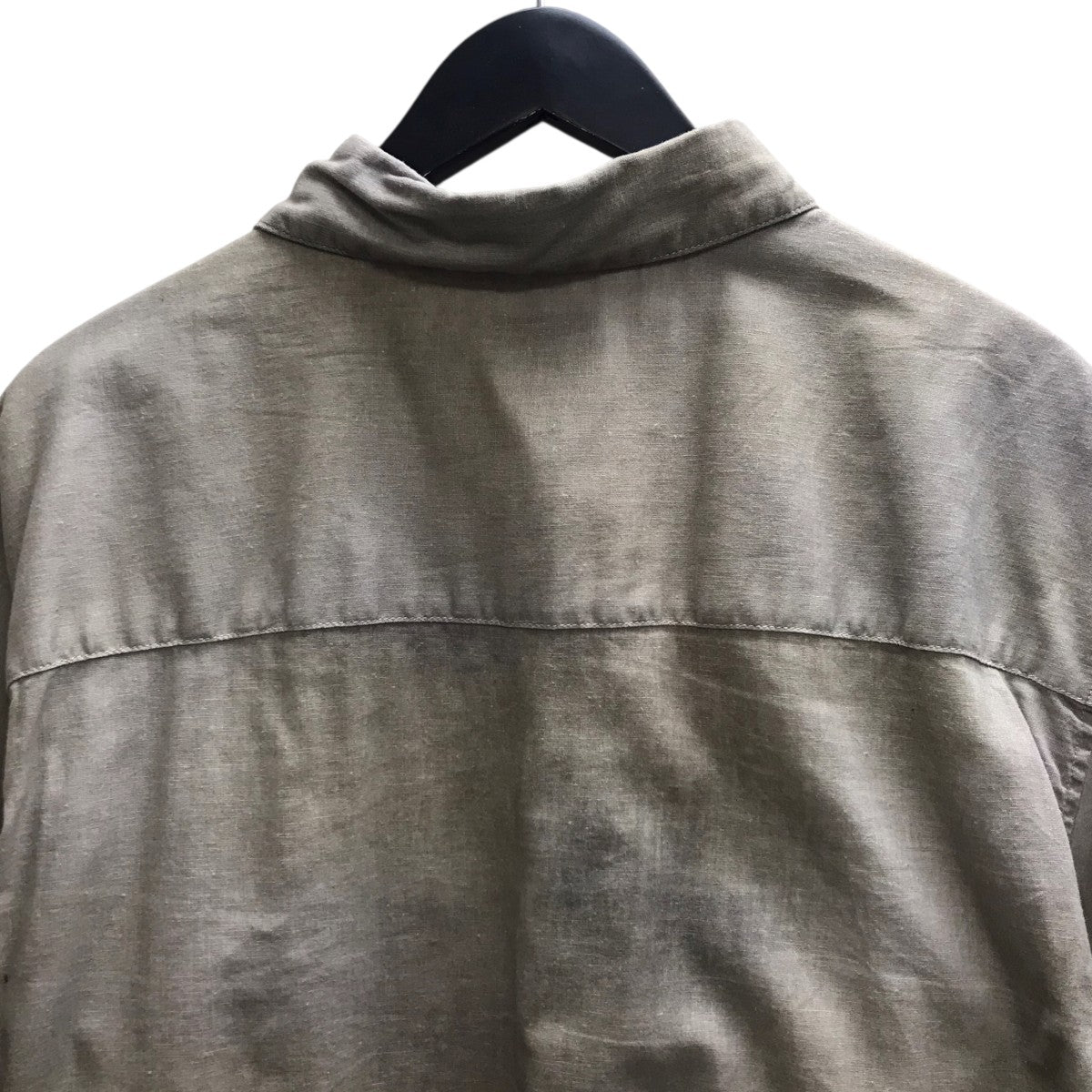 DIESEL S-LEIE-SHORT襟ロゴ半袖シャツ 古着・中古-4枚目のアイテム画像