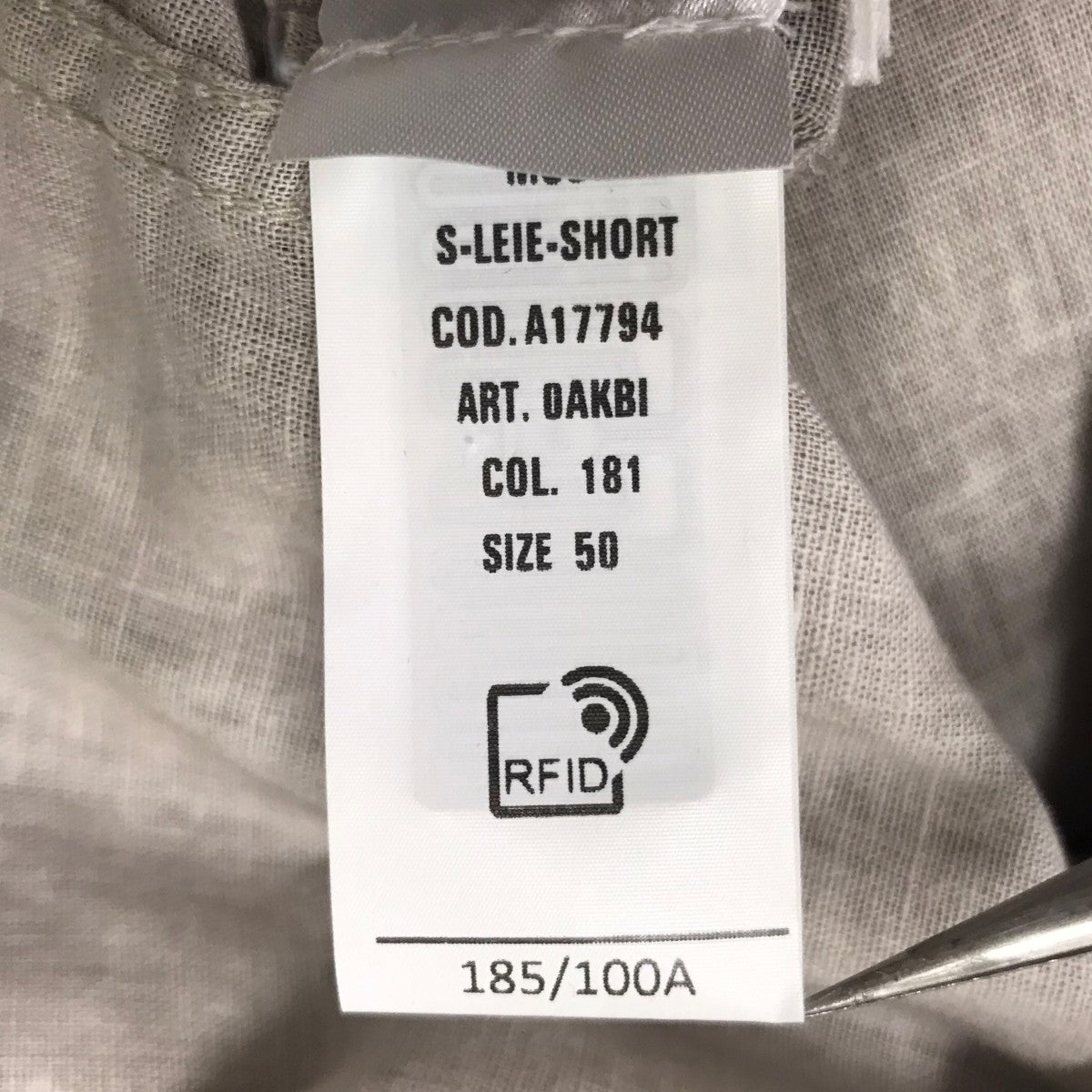 DIESEL S-LEIE-SHORT襟ロゴ半袖シャツ 古着・中古-6枚目のアイテム画像