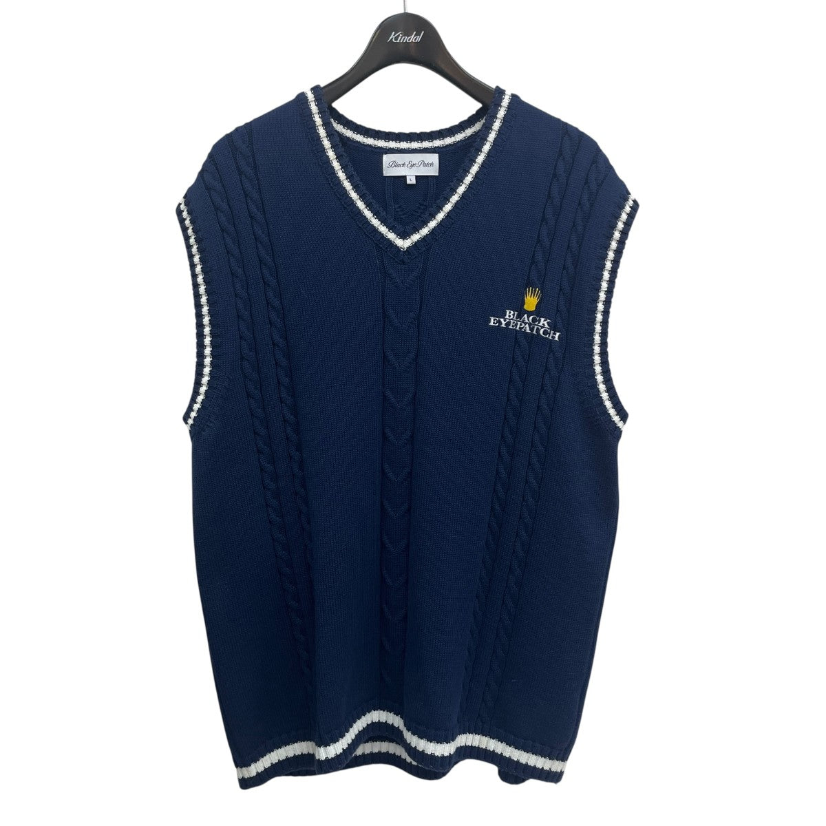 BlackEyePatch ニットベスト 古着・中古-1枚目のアイテム画像