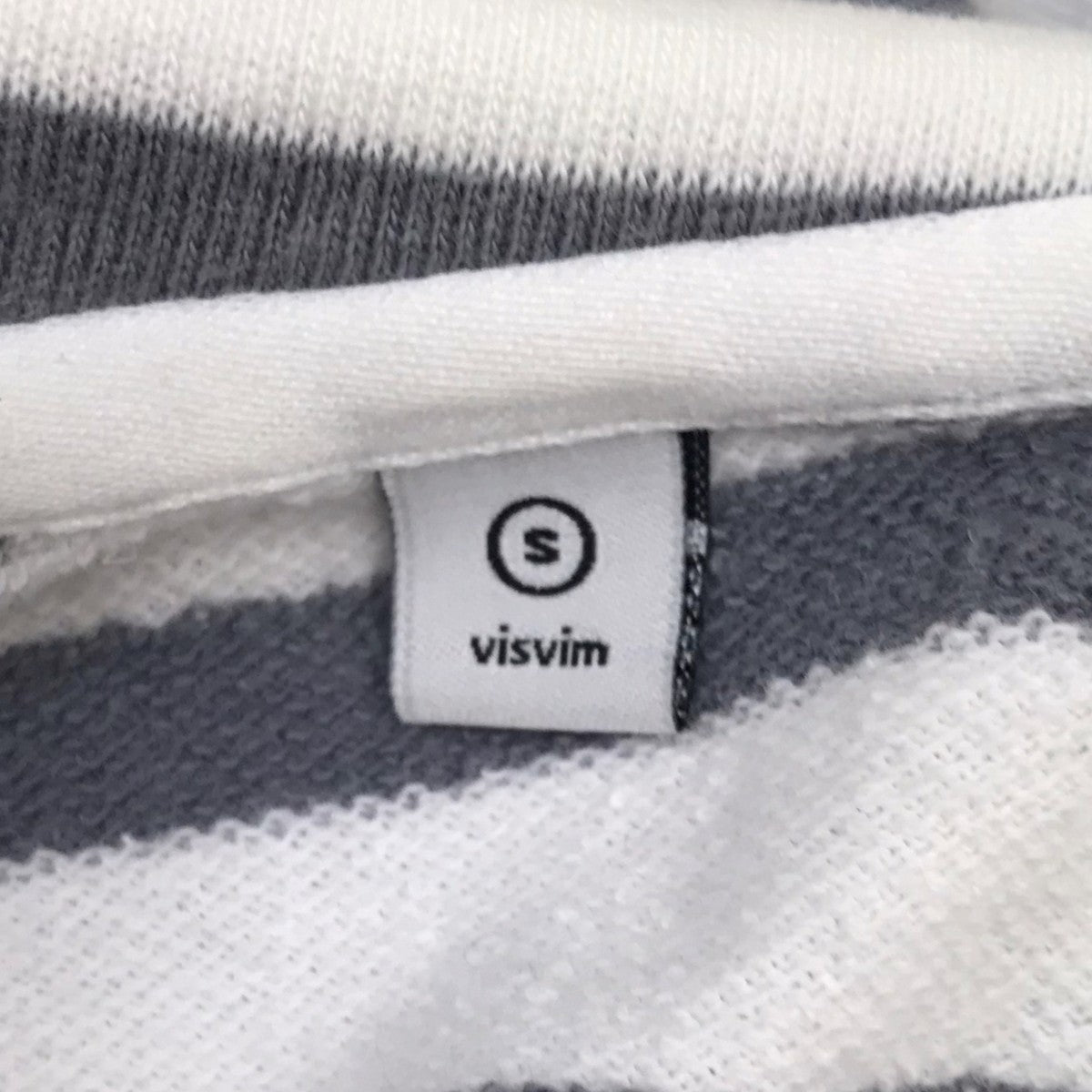 VISVIM(ビズビム) ジップパーカー ホワイト×グレー サイズ S｜【公式