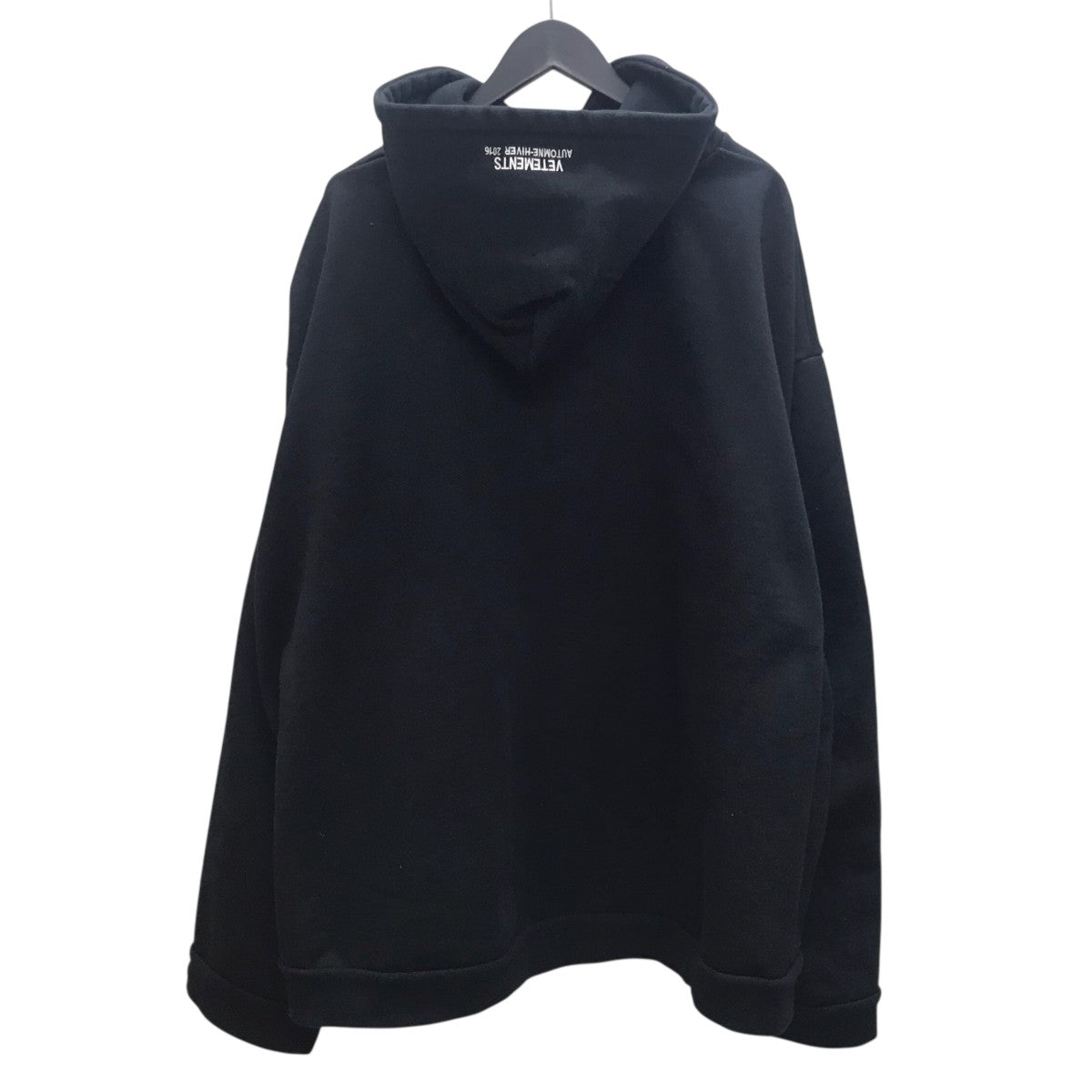 VETEMENTS 15AWmetal logo hoodieメタルロゴフーディ 古着・中古-2枚目のアイテム画像