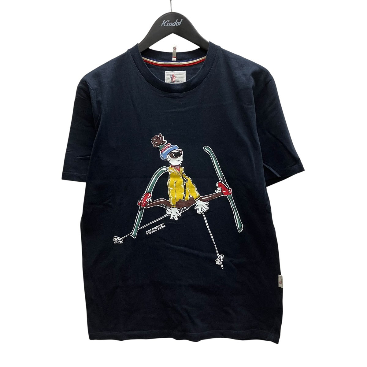 MONCLER(モンクレール) プリントTシャツ SCOM-16-207 ブラック サイズ