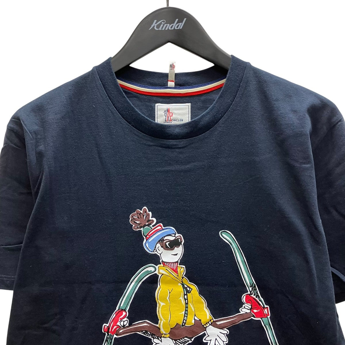 MONCLER(モンクレール) プリントTシャツ SCOM-16-207 ブラック サイズ