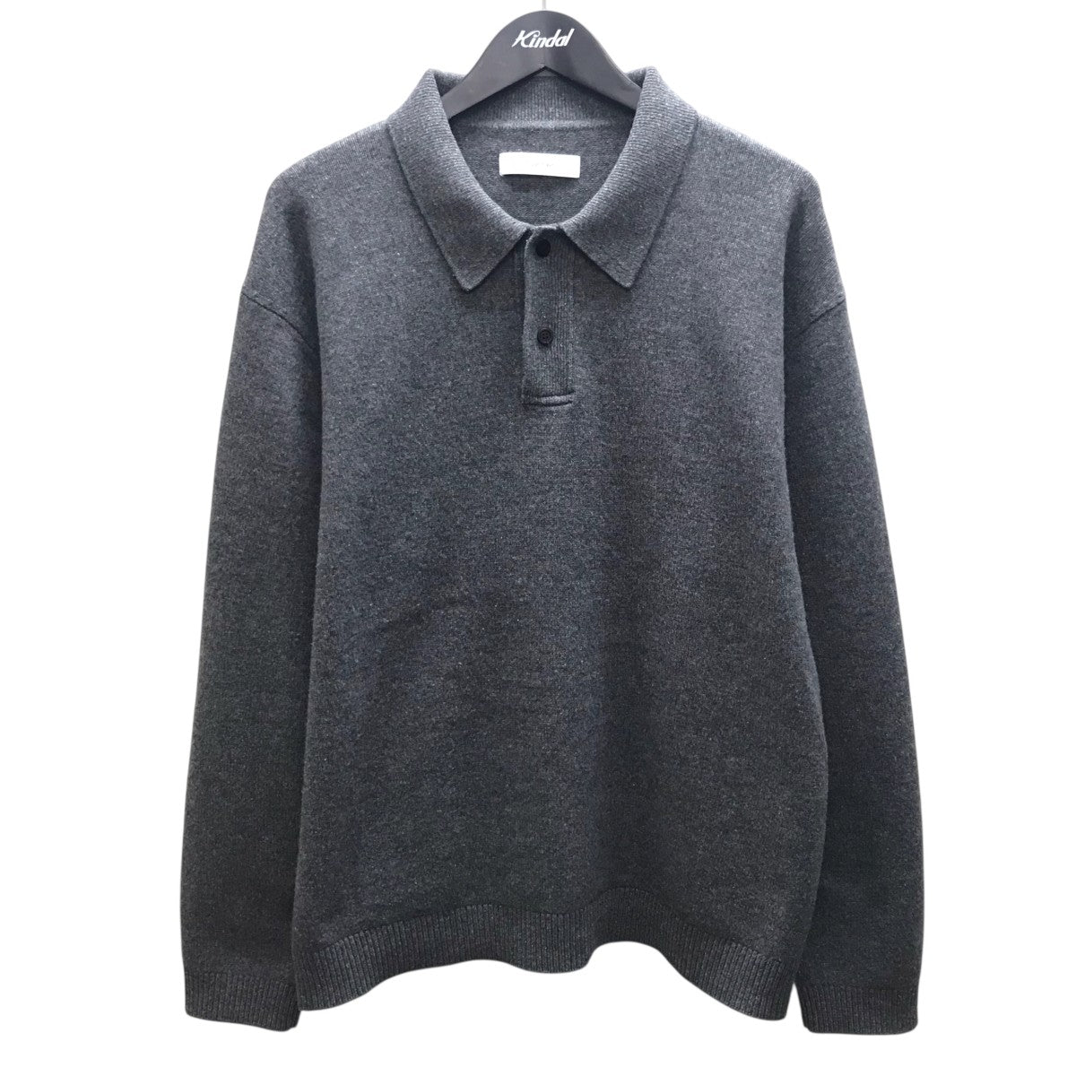 Cornier Super170’s WOOL KNIT POLO SHIRTSニットポロシャツ
