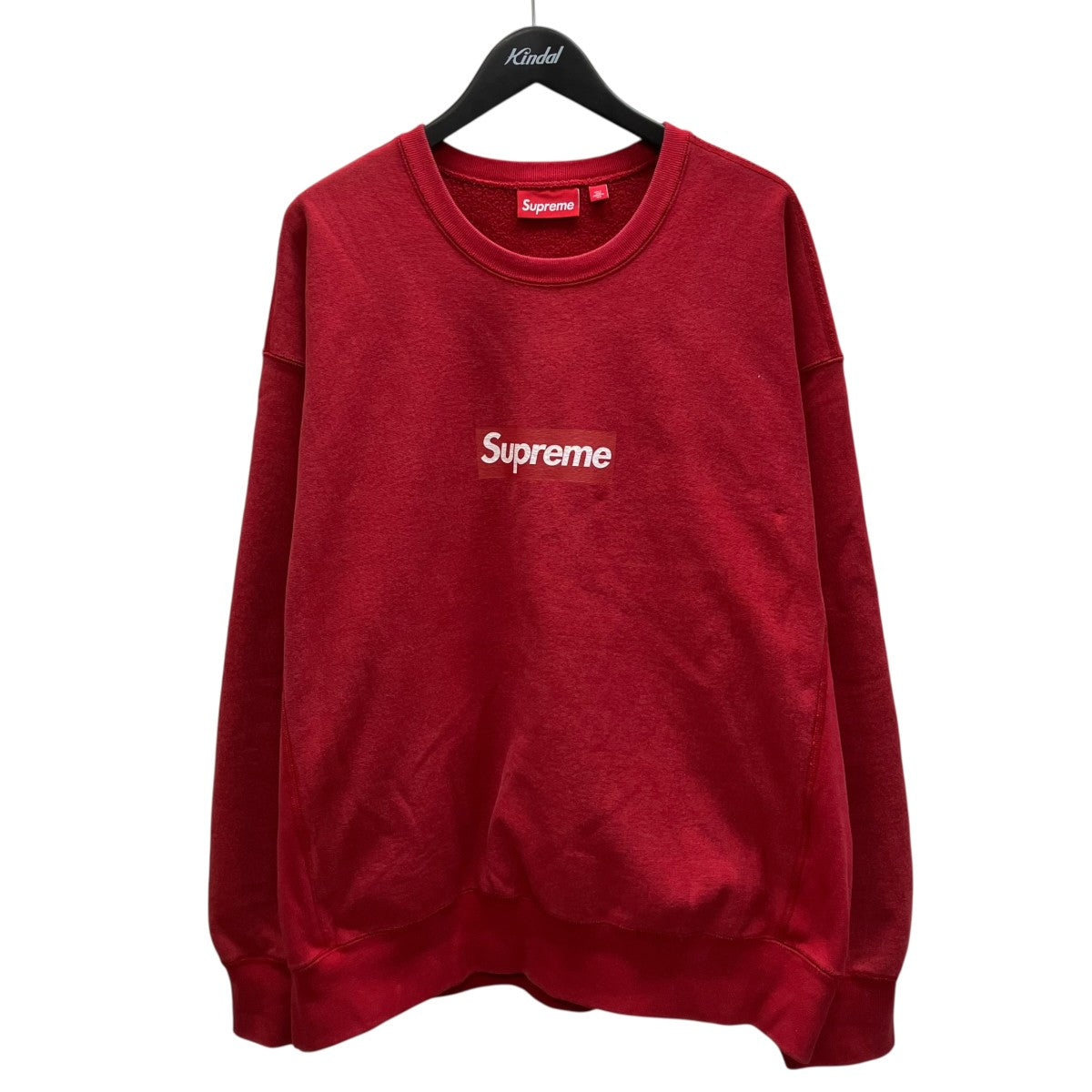Supreme WASHED BOX LOGO CREWNECKロゴスウェット 古着・中古-1枚目のアイテム画像