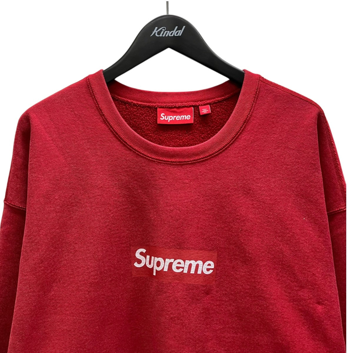 Supreme WASHED BOX LOGO CREWNECKロゴスウェット 古着・中古-3枚目のアイテム画像