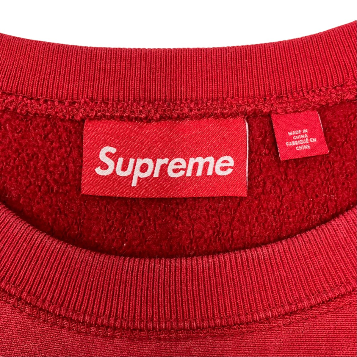 Supreme WASHED BOX LOGO CREWNECKロゴスウェット 古着・中古-5枚目のアイテム画像