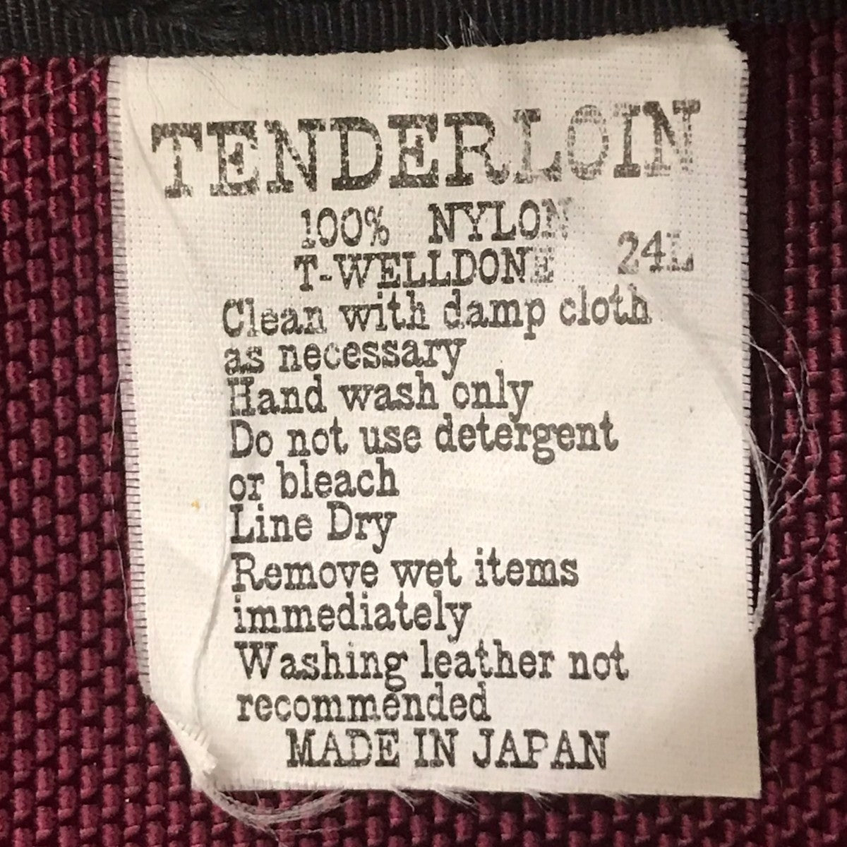 TENDERLOIN×PORTER バックパック 古着・中古-8枚目のアイテム画像