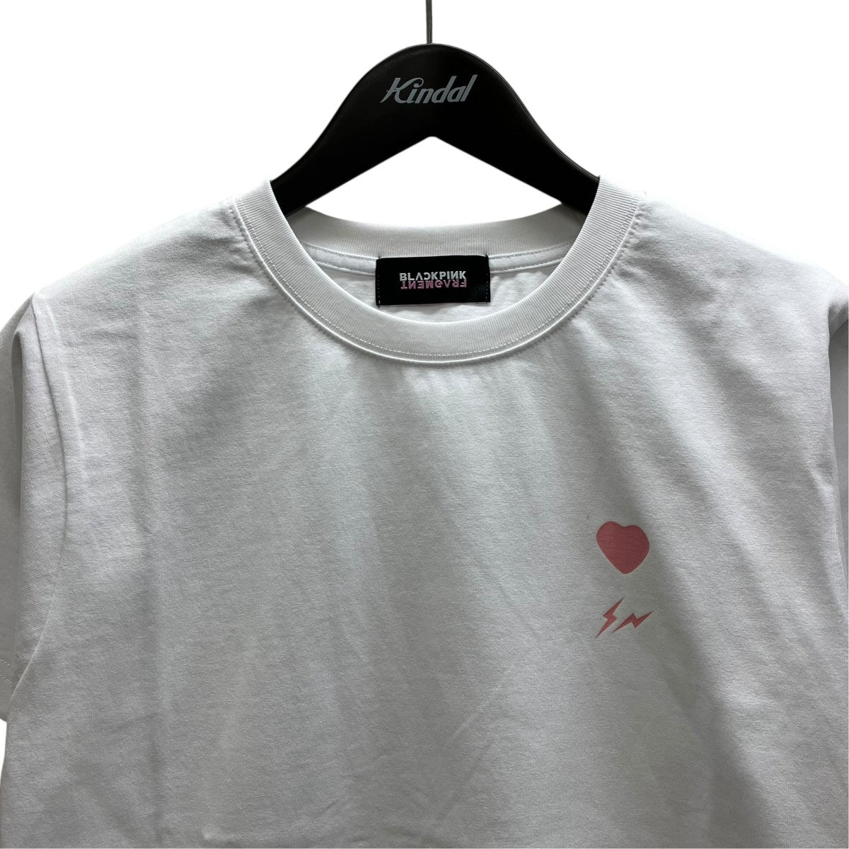 BLACKPINK×FRAGMENT DESIGN プリントTシャツ ホワイト サイズ S