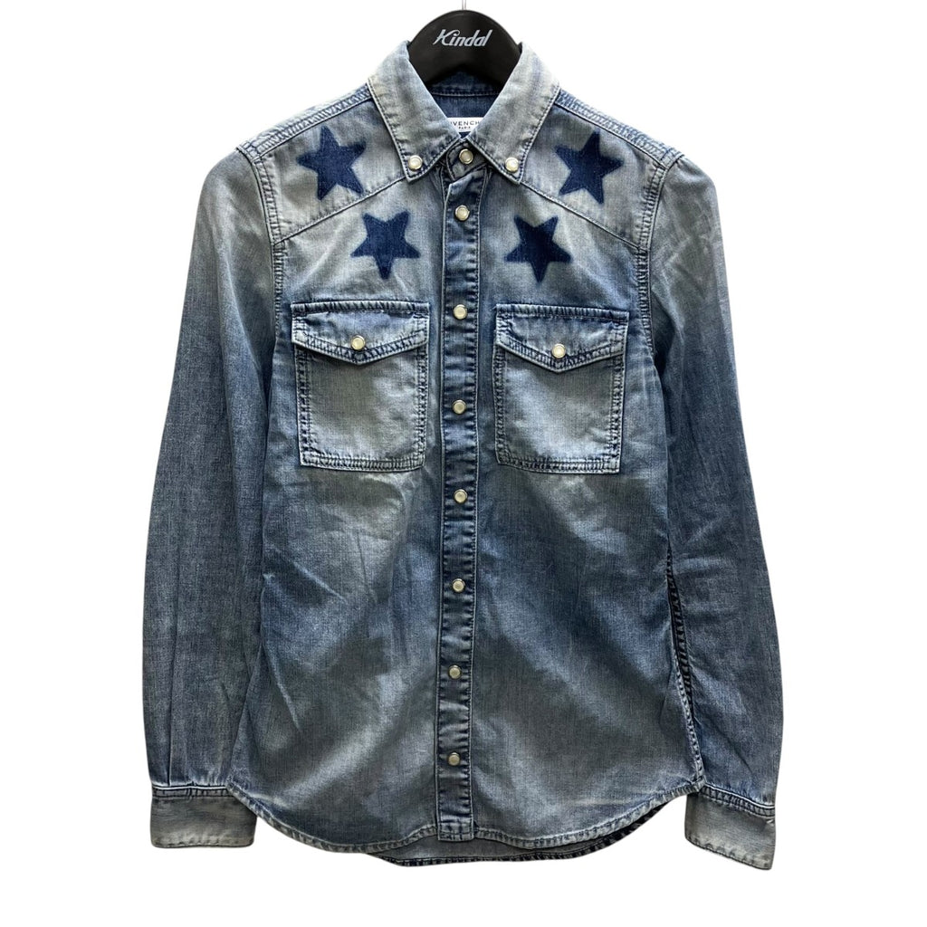 GIVENCHY(ジバンシィ) スターロゴデニムシャツ 17Y 6513 611 