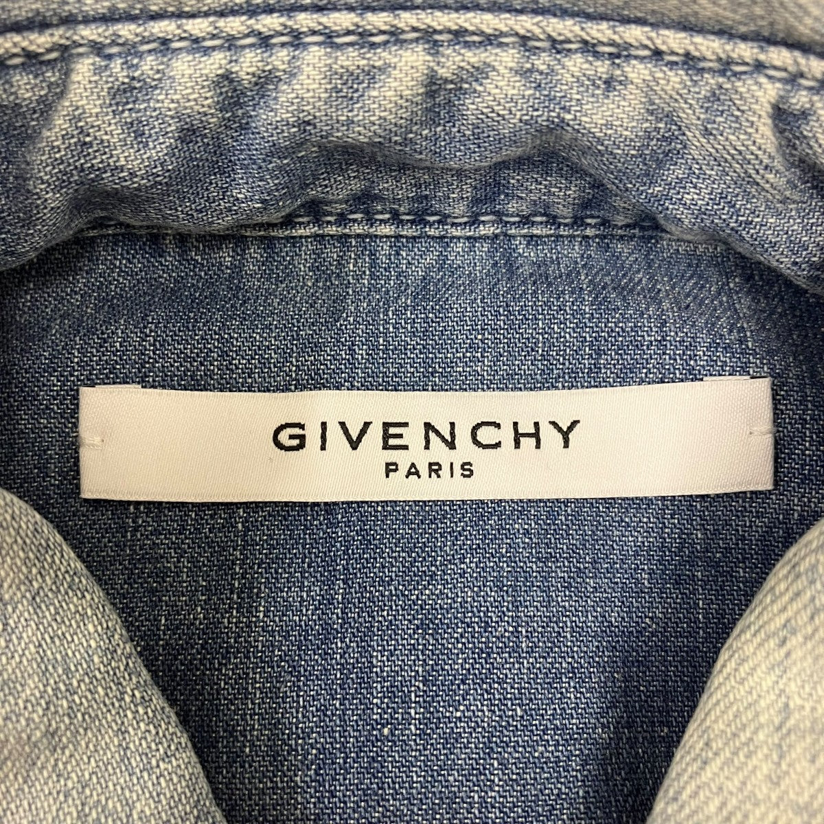 GIVENCHY(ジバンシィ) スターロゴデニムシャツ 17Y 6513 611