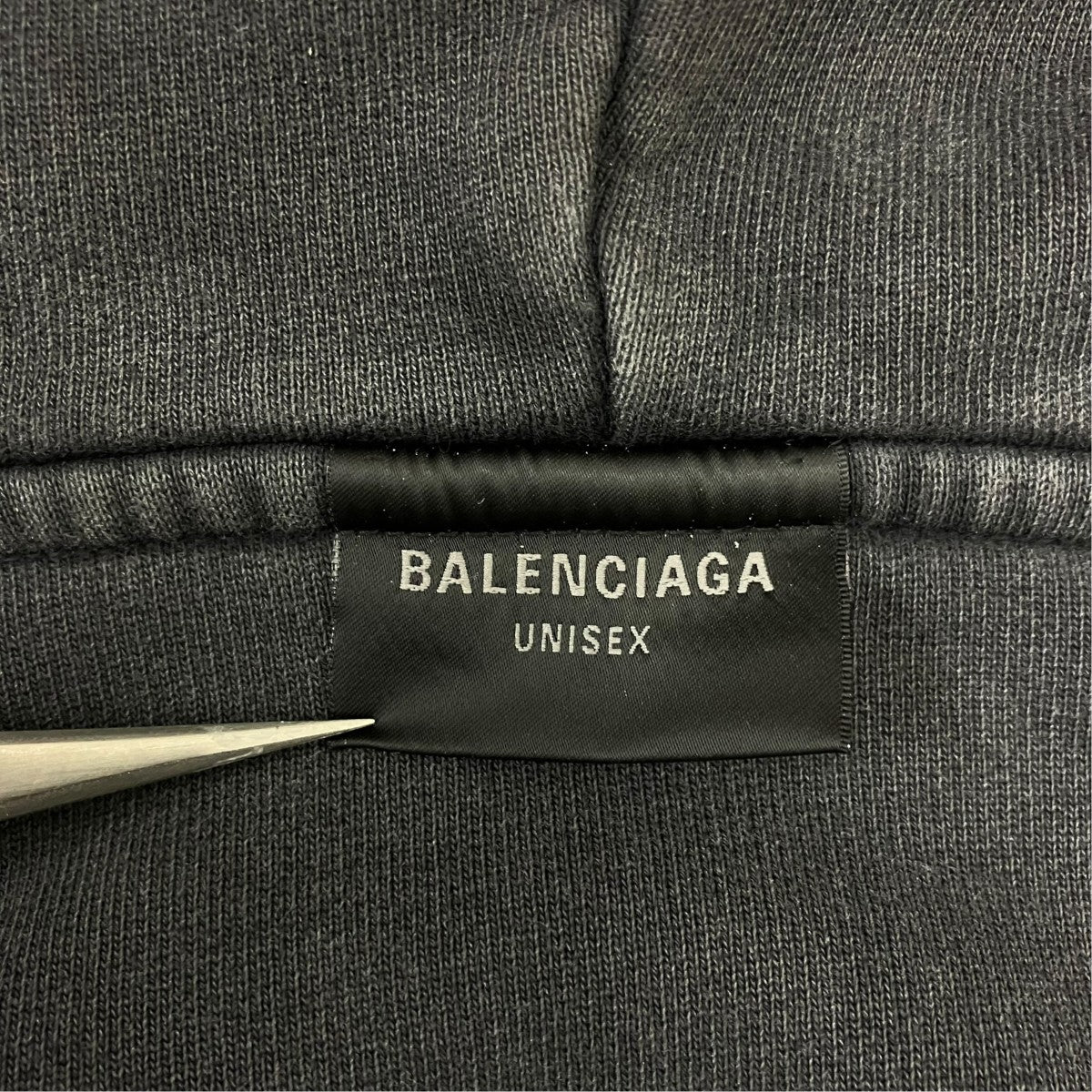 BALENCIAGA 24AWInside Out Zip-Up Hoody インサイドアウト ジップパーカー 古着・中古-7枚目のアイテム画像