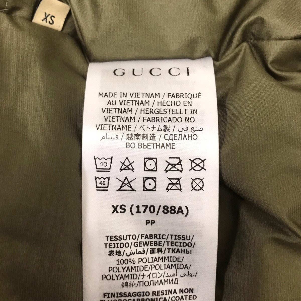 GUCCI×THE NORTH FACE ダウンジャケット648858 古着・中古-6枚目のアイテム画像