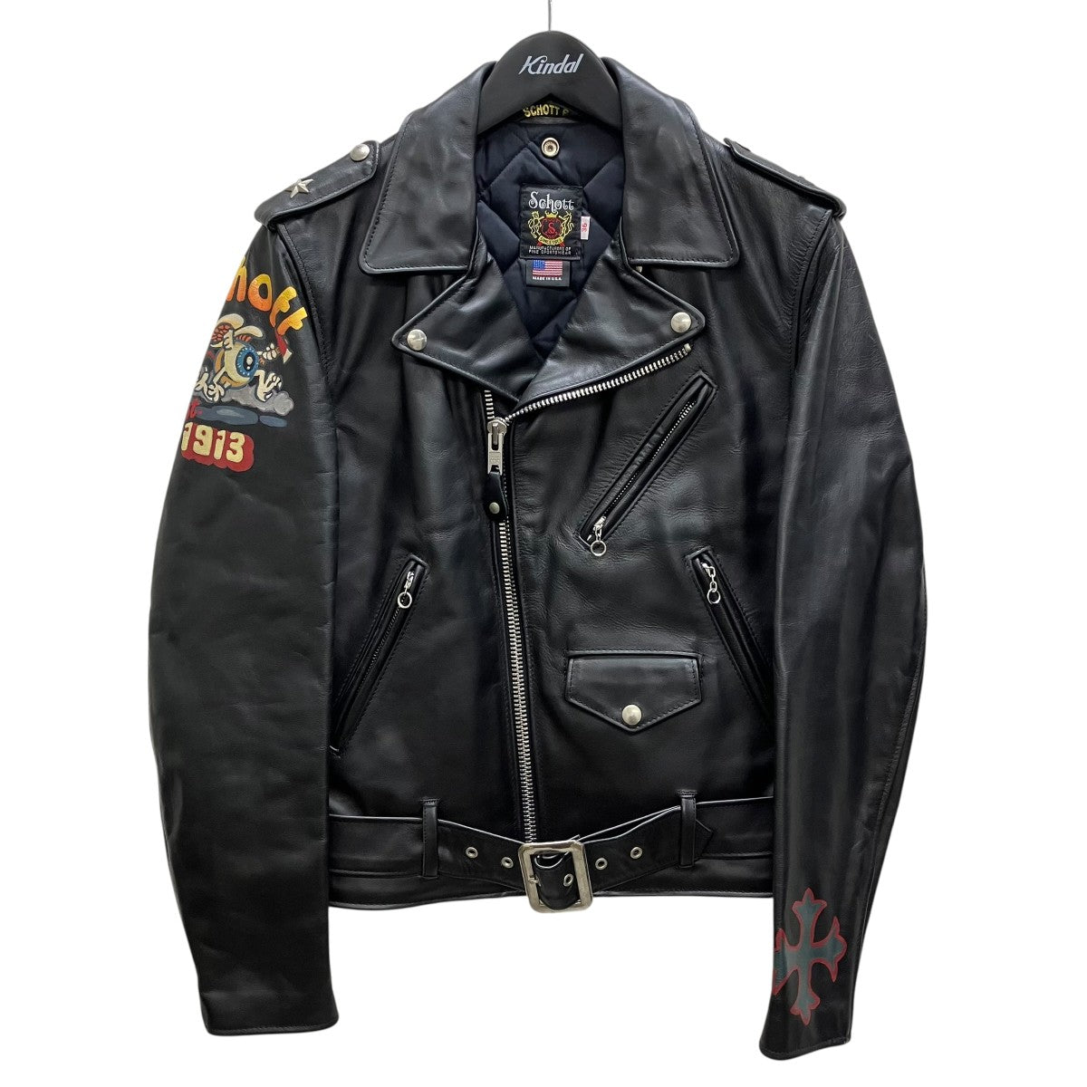 Schott レザージャケット 古着・中古-1枚目のアイテム画像