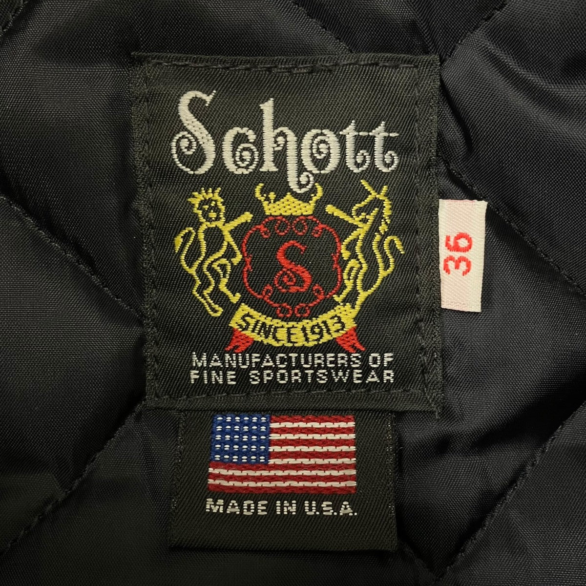 Schott レザージャケット 古着・中古-6枚目のアイテム画像