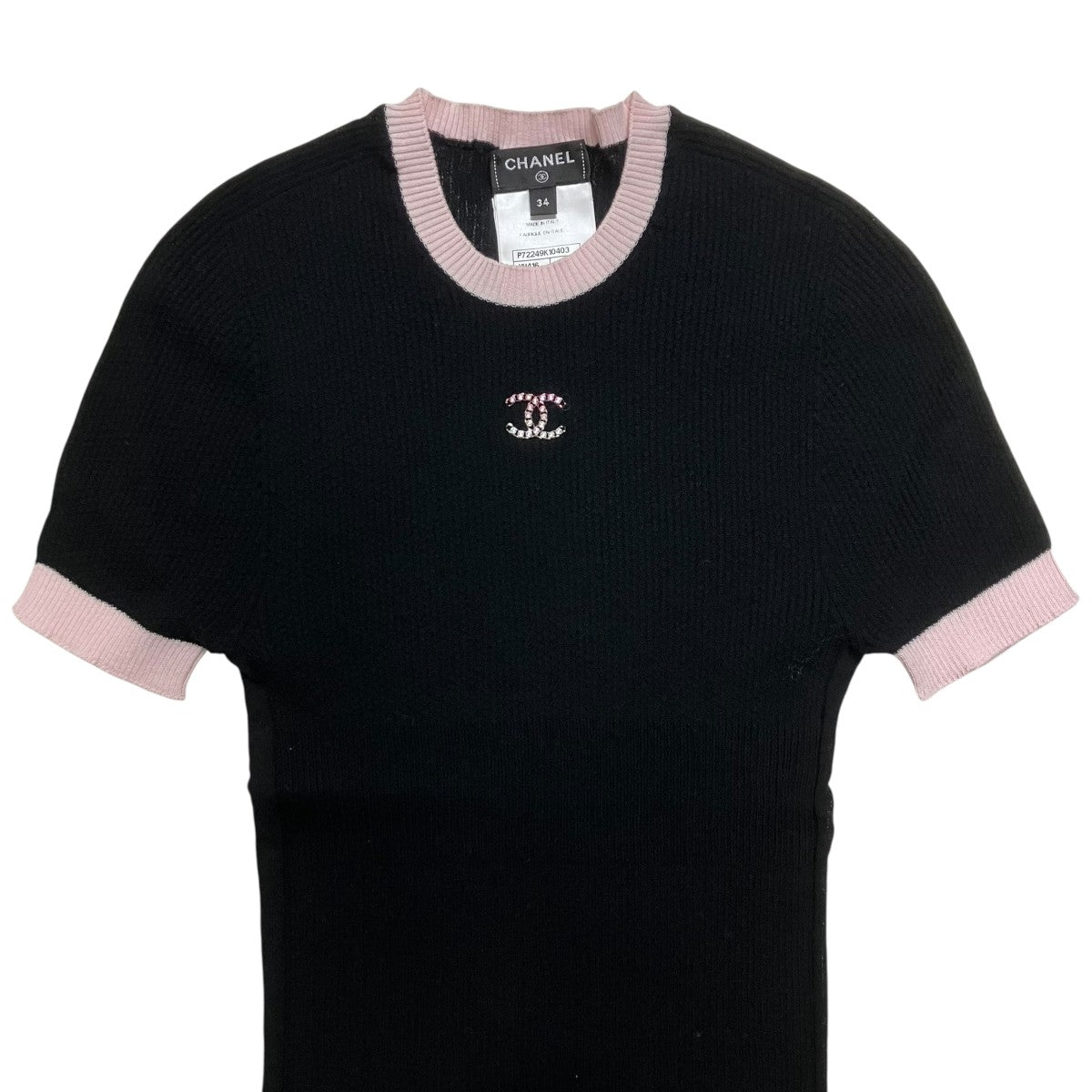 CHANEL ココマークロゴニット 古着・中古-2枚目のアイテム画像
