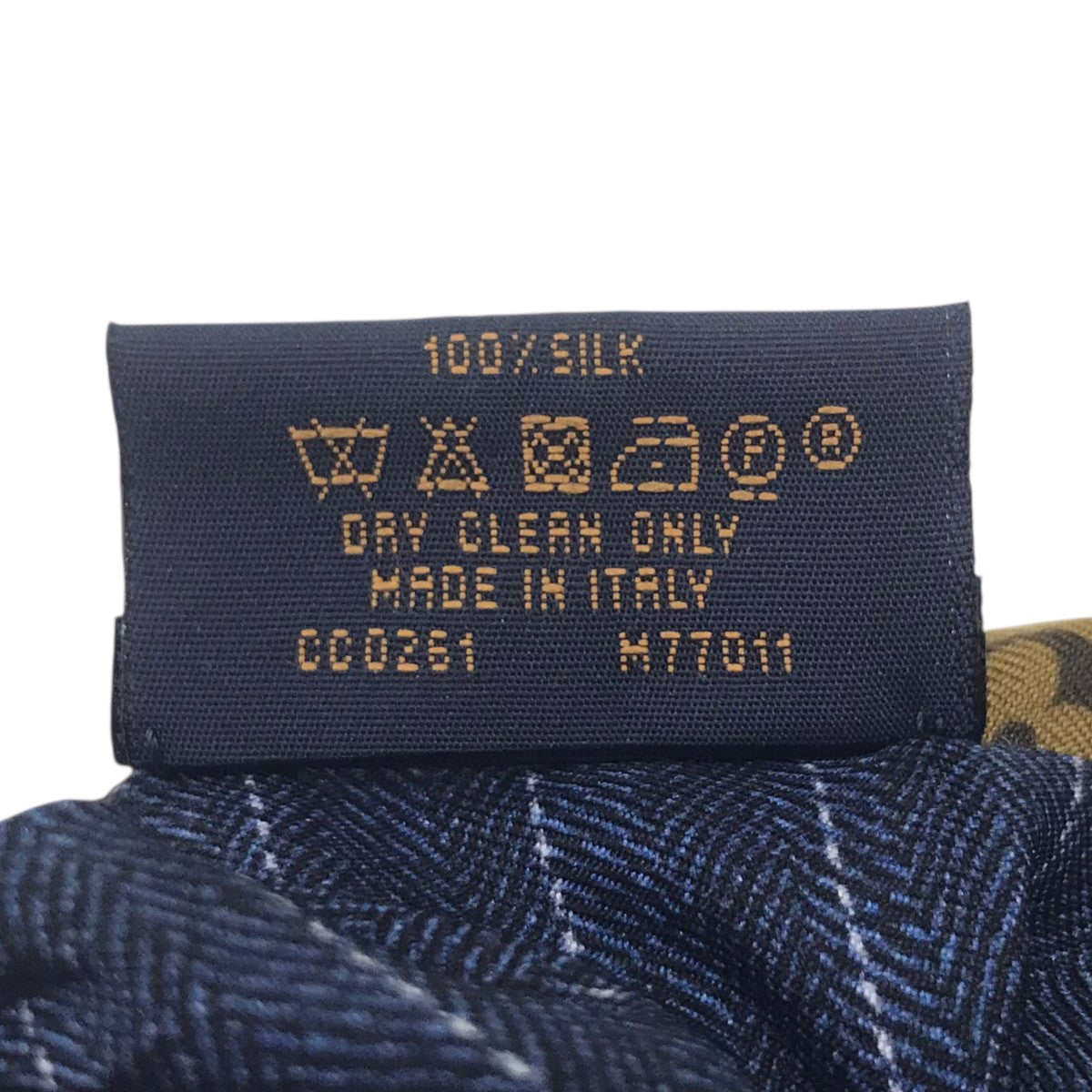 LOUIS VUITTON シュシュ ビーマインドフル モノグラム ヘアアクセサリー シルク バイカラー レオパード デニム調 ヘアゴム 髪留め 二個セット 古着・中古-8枚目のアイテム画像