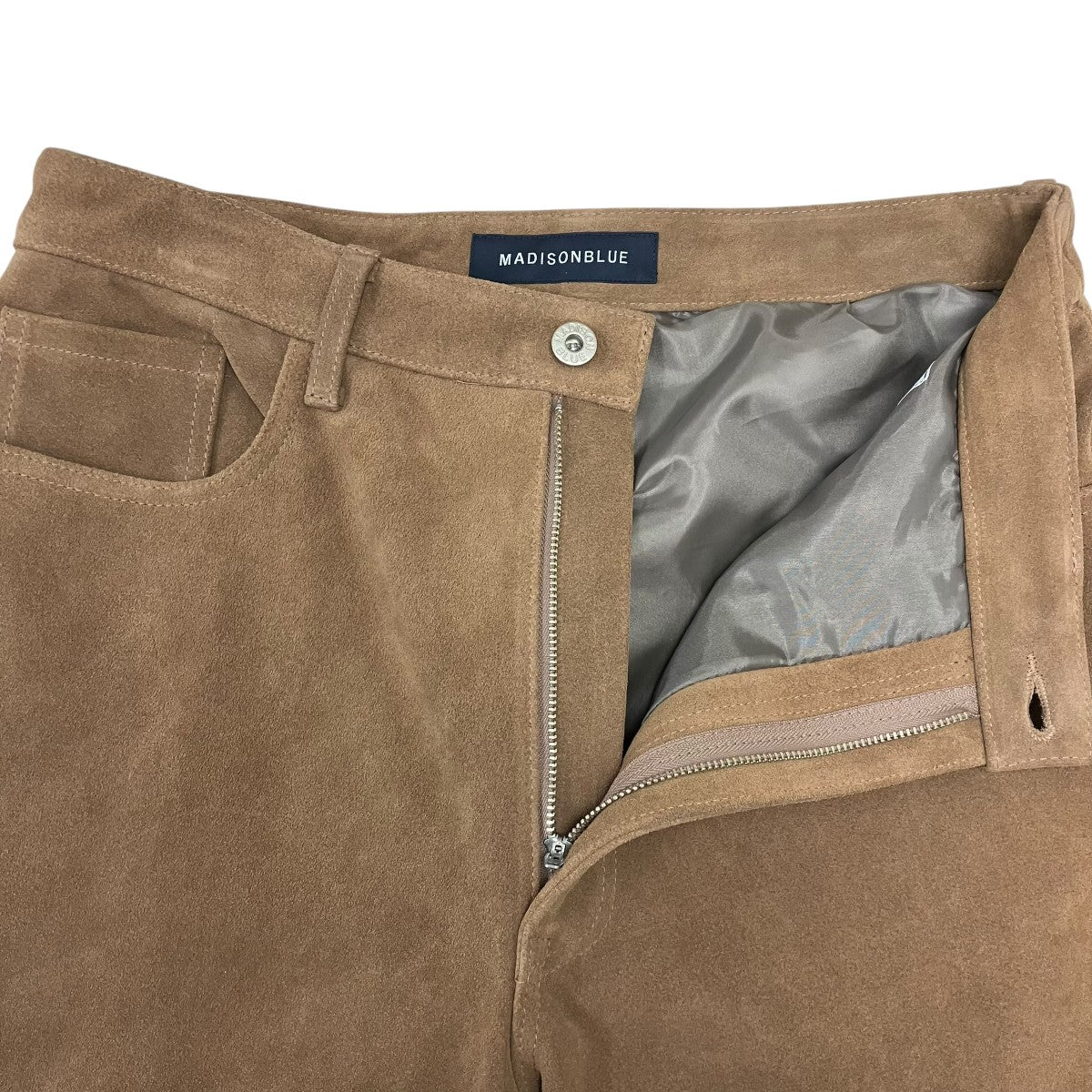 MADISON BLUE 26SSHEM CUT STRAIGHT PT SUEDE MNSスエードストレートパンツMB261-3010M 古着・中古-4枚目のアイテム画像