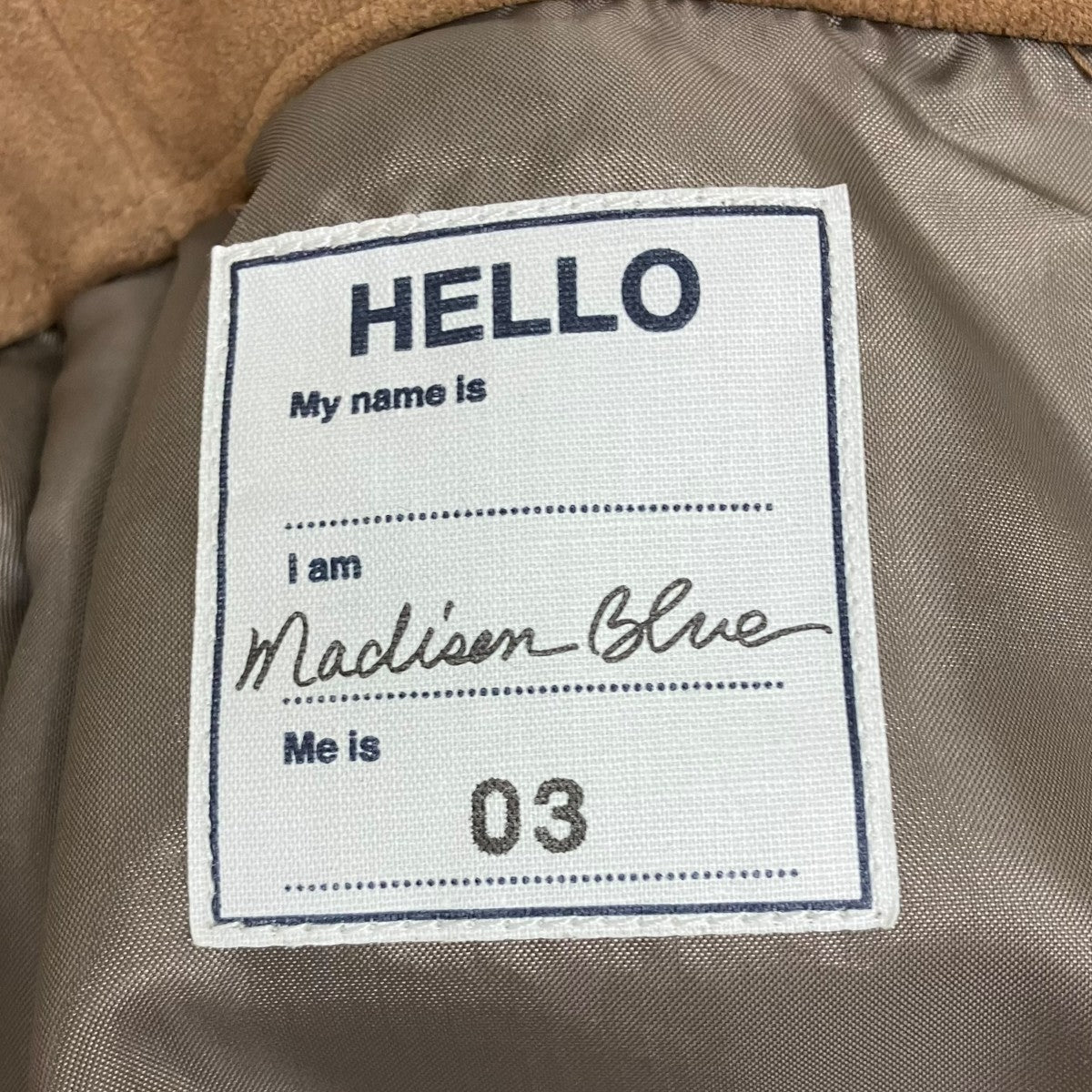 MADISON BLUE 26SSHEM CUT STRAIGHT PT SUEDE MNSスエードストレートパンツMB261-3010M 古着・中古-5枚目のアイテム画像