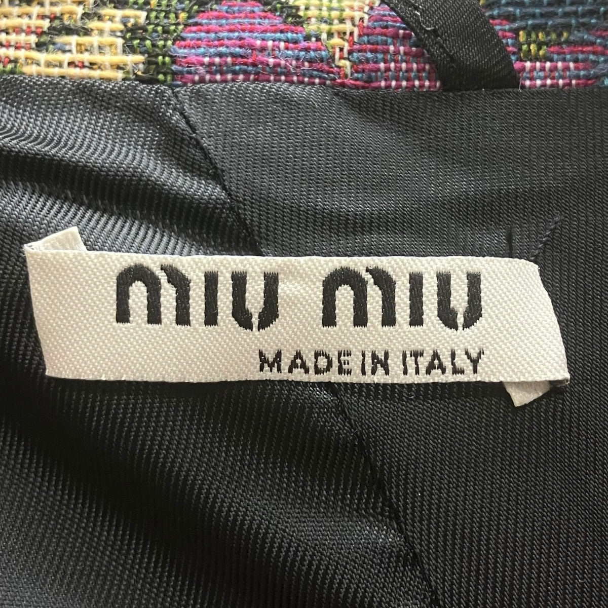 MIU MIU 花柄チェスターコート 古着・中古-5枚目のアイテム画像